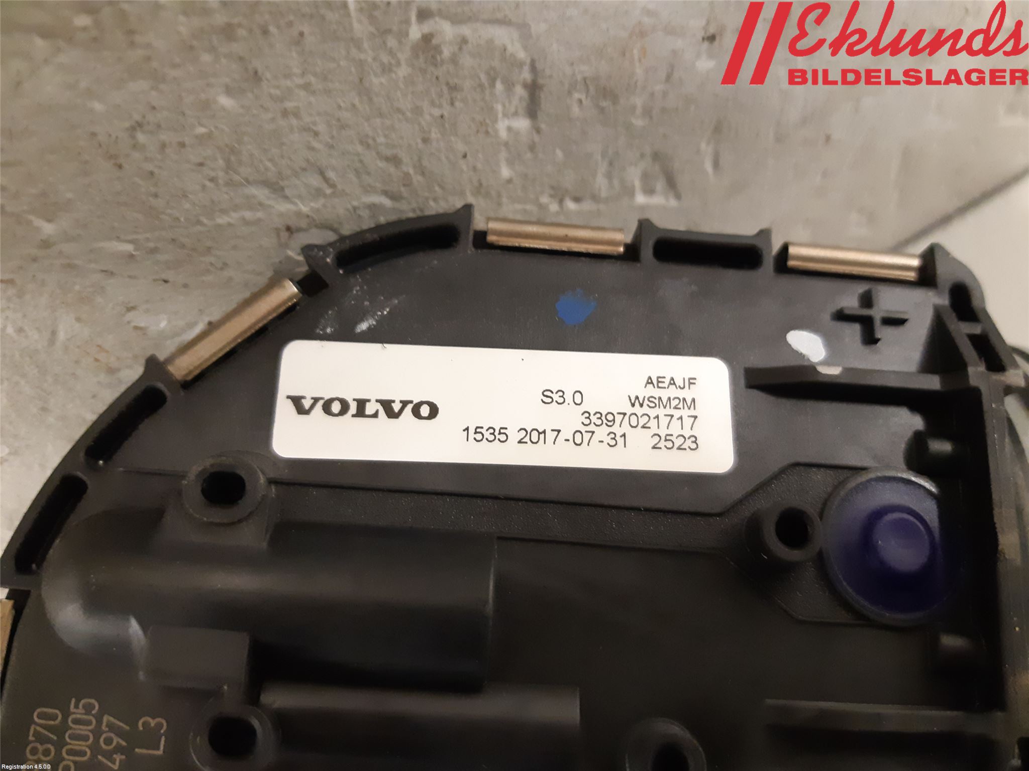 Volvo S90 17->> Torkarmotor Vindruta