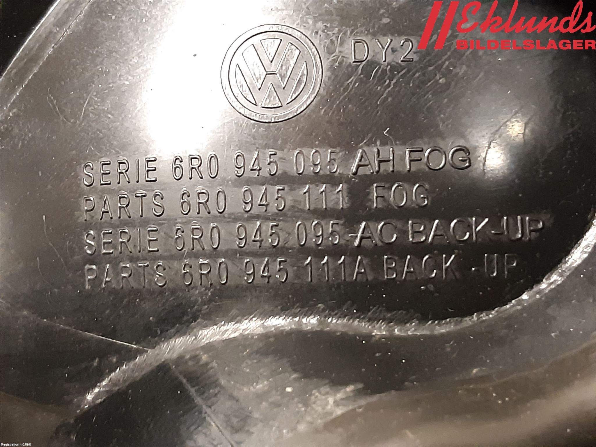 Volkswagen VW POLO 10-17 Bakljus Vänster