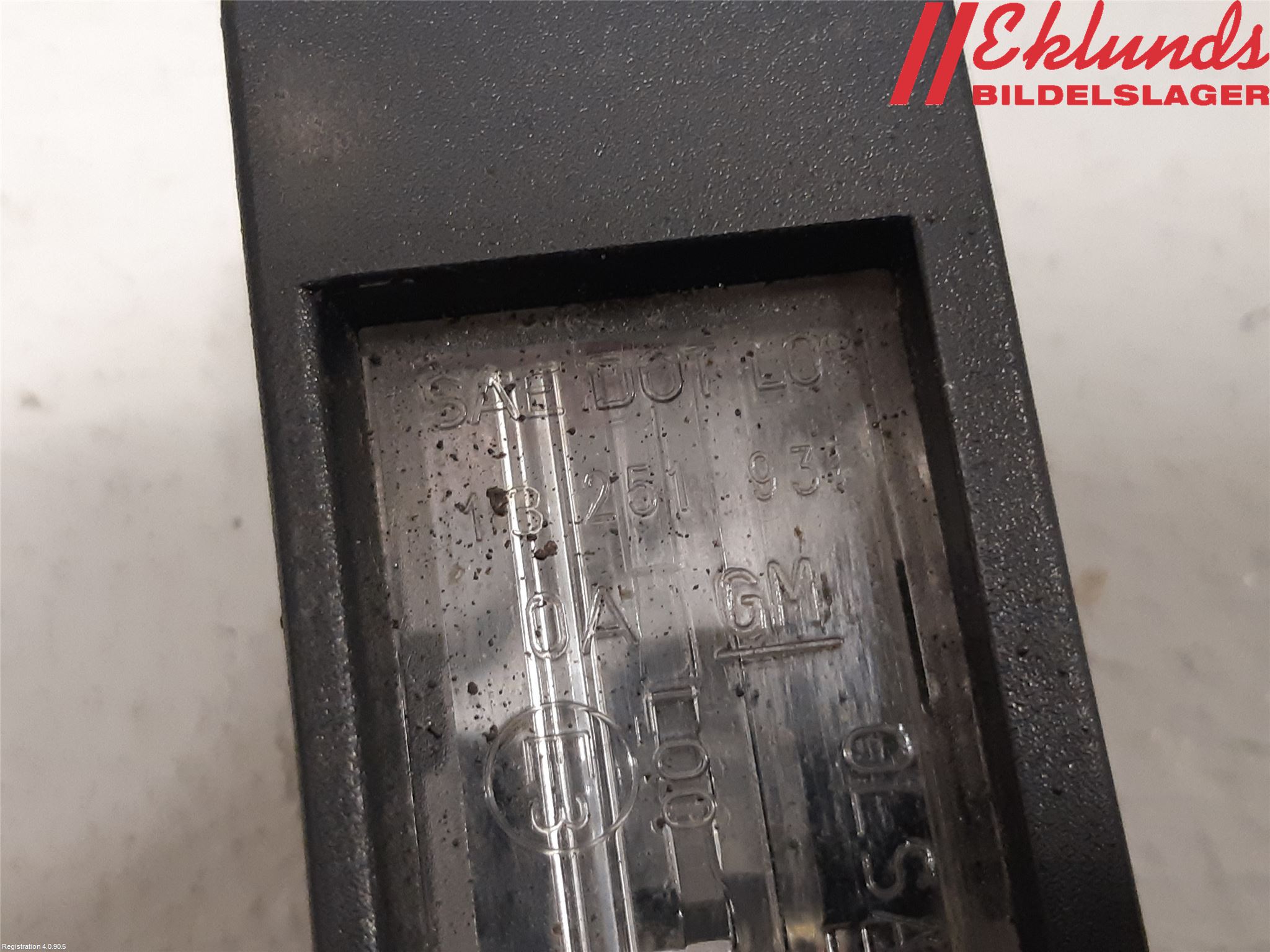 Opel AMPERA 12-16 Skylt Belysning