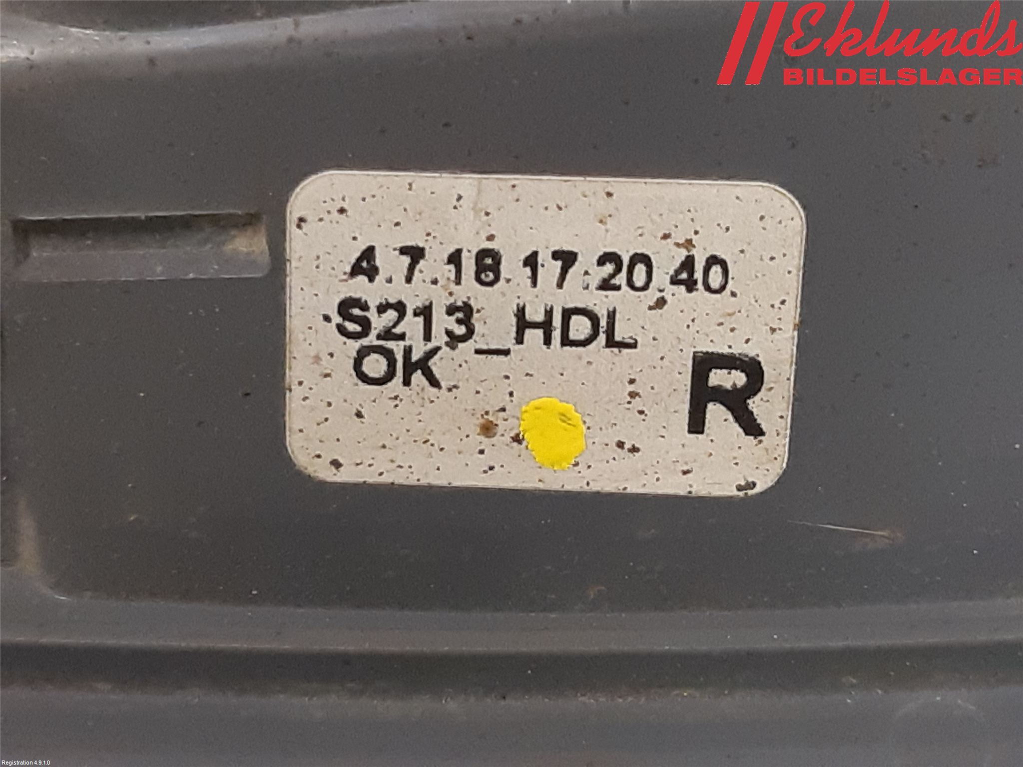 Mercedes-Benz MB E-KLASS (W213) 16-23 Bakljus Lucka Hö