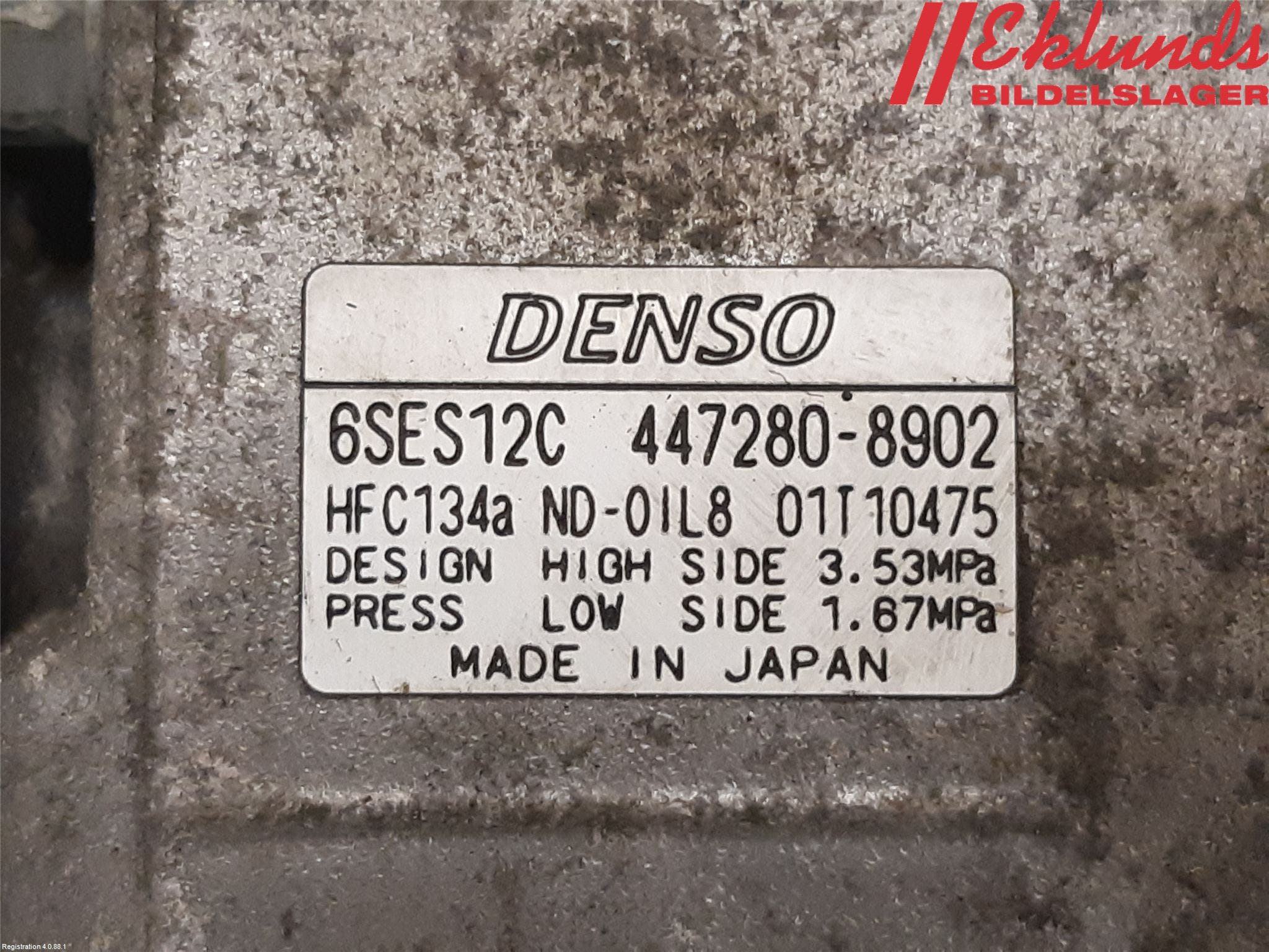 Toyota AURIS 13-19 Ac Kompressor