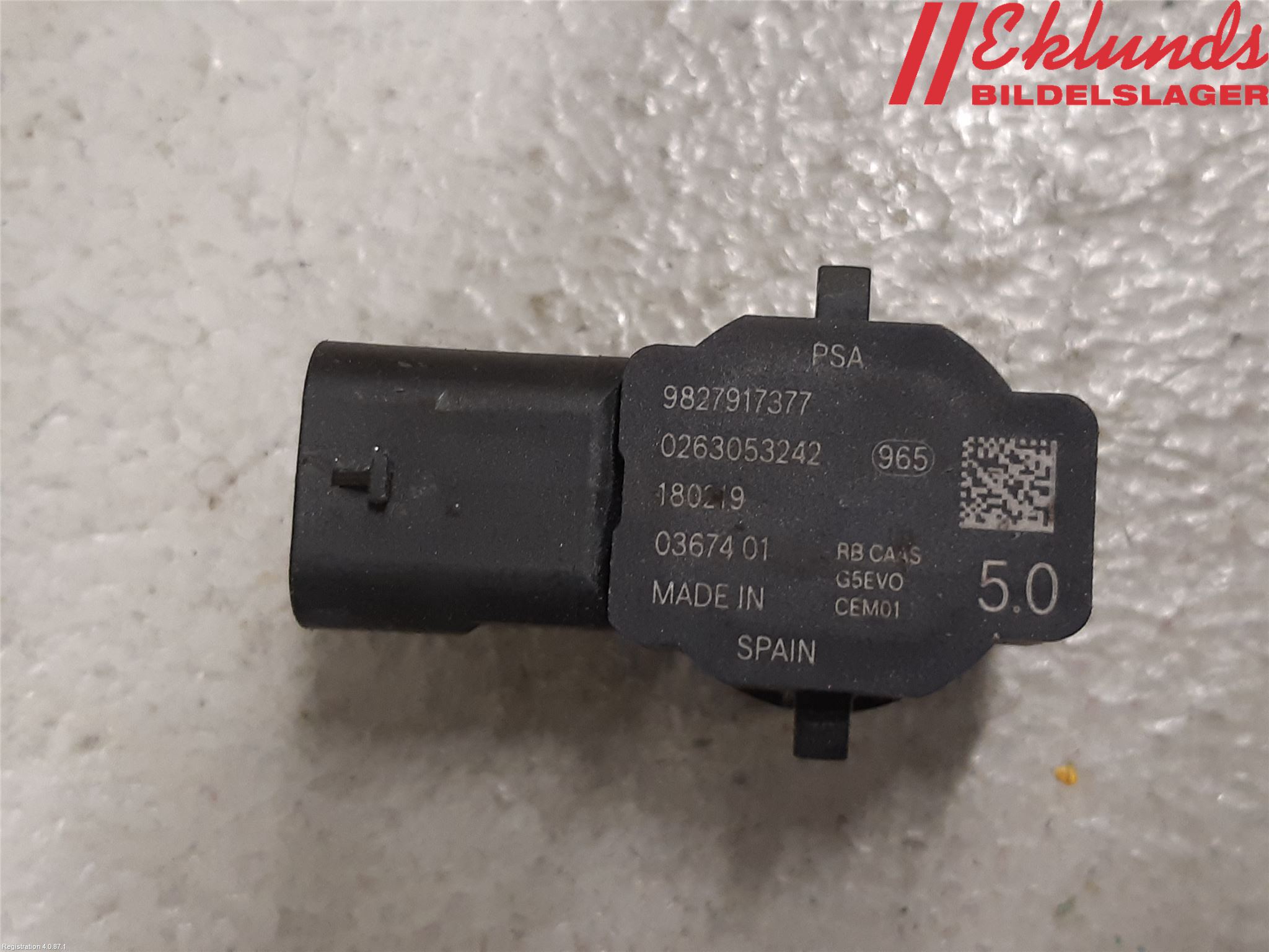 Peugeot 3008 17-24 Parkeringshjälp Backsensor