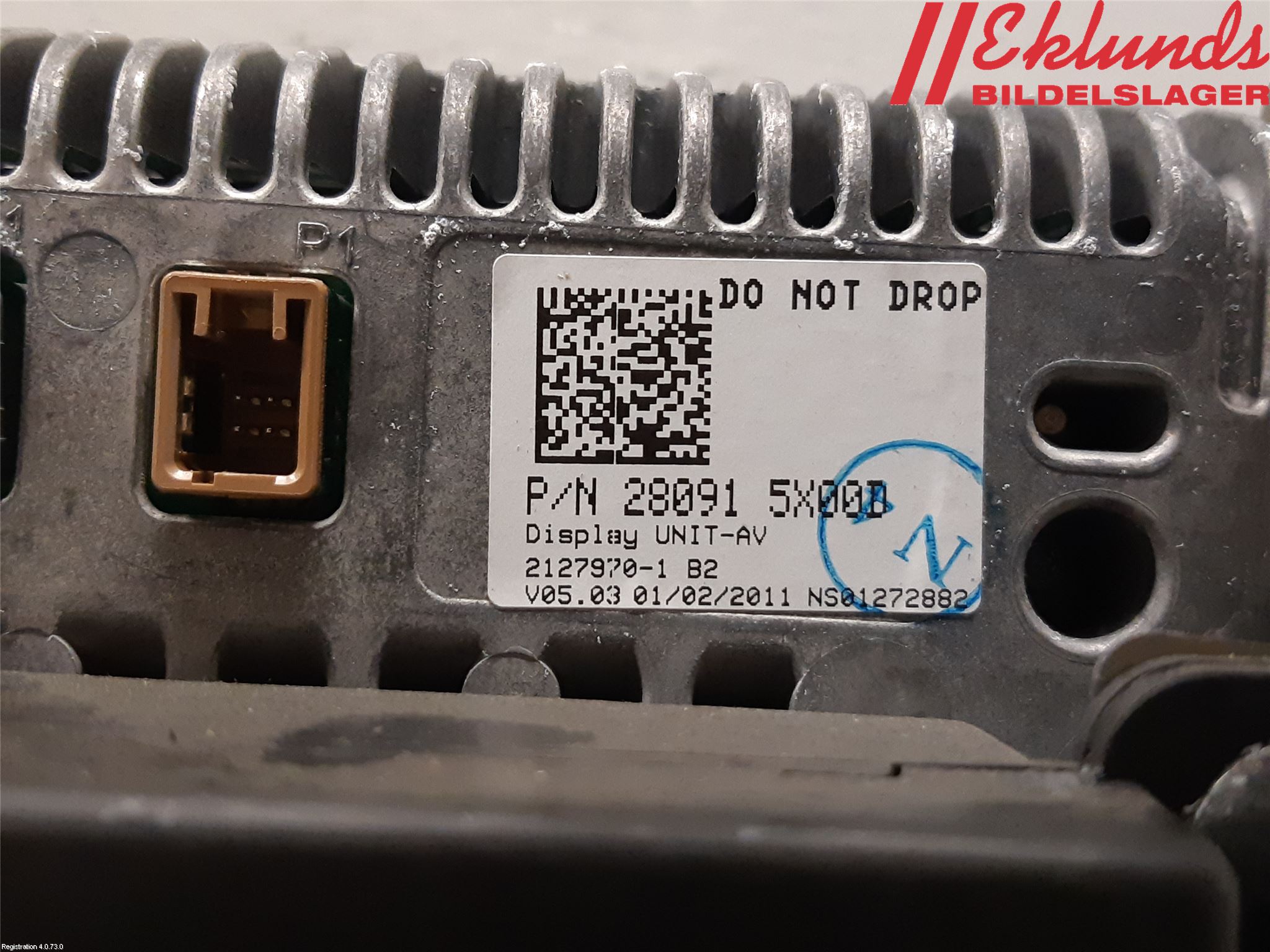 Nissan NAVARA 05-16 Bildskärm