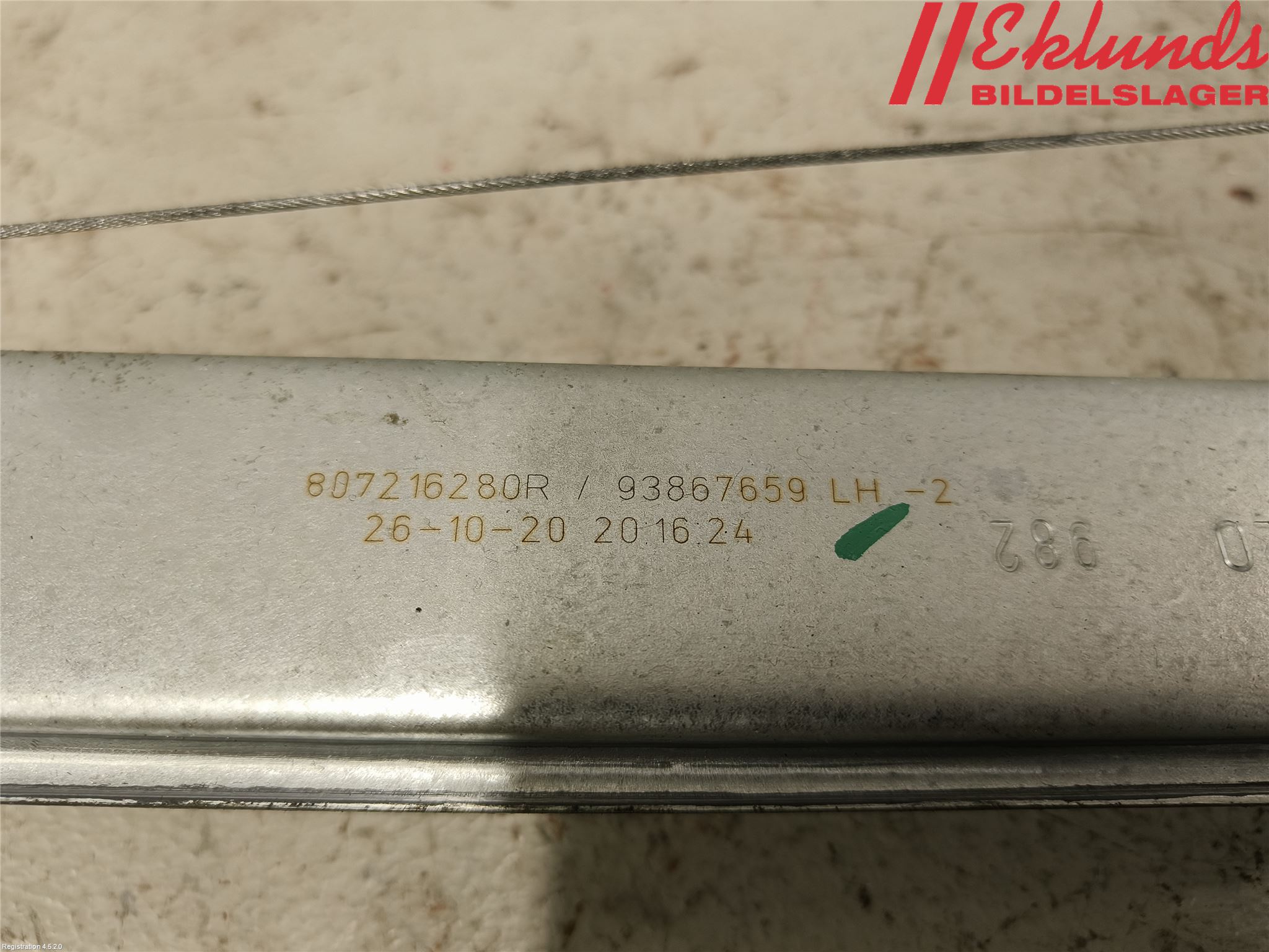 Renault TRAFIC/E-TECH 15- Fönsterhiss El Kompl