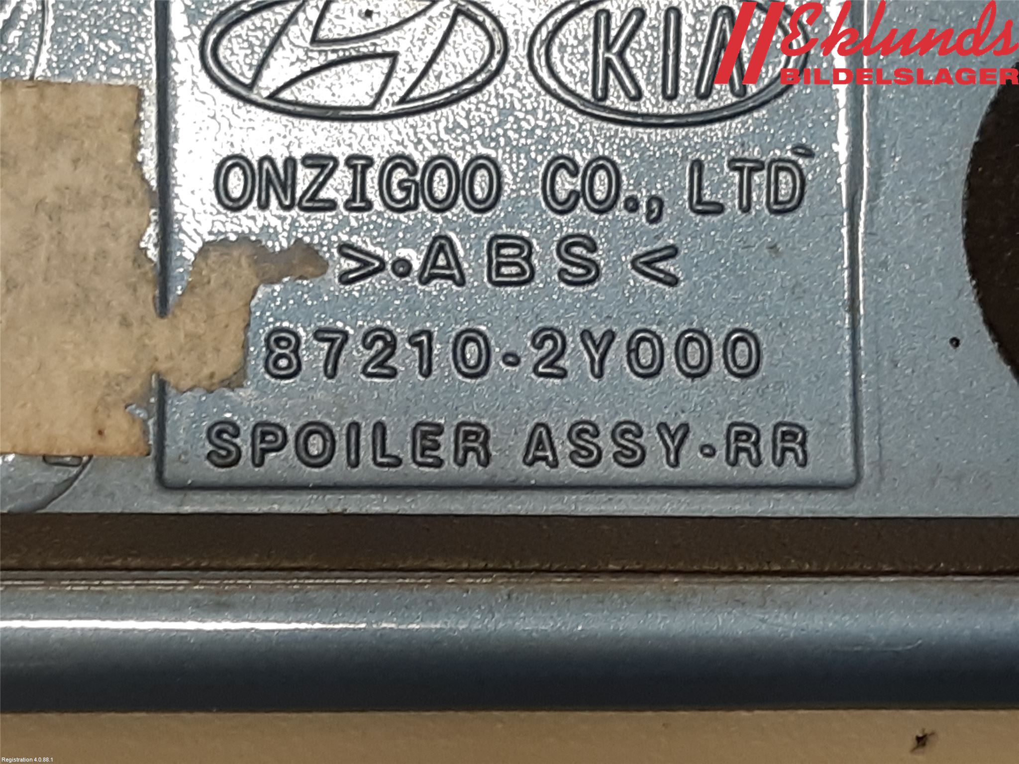 Hyundai ix35 Spoiler Baklucka