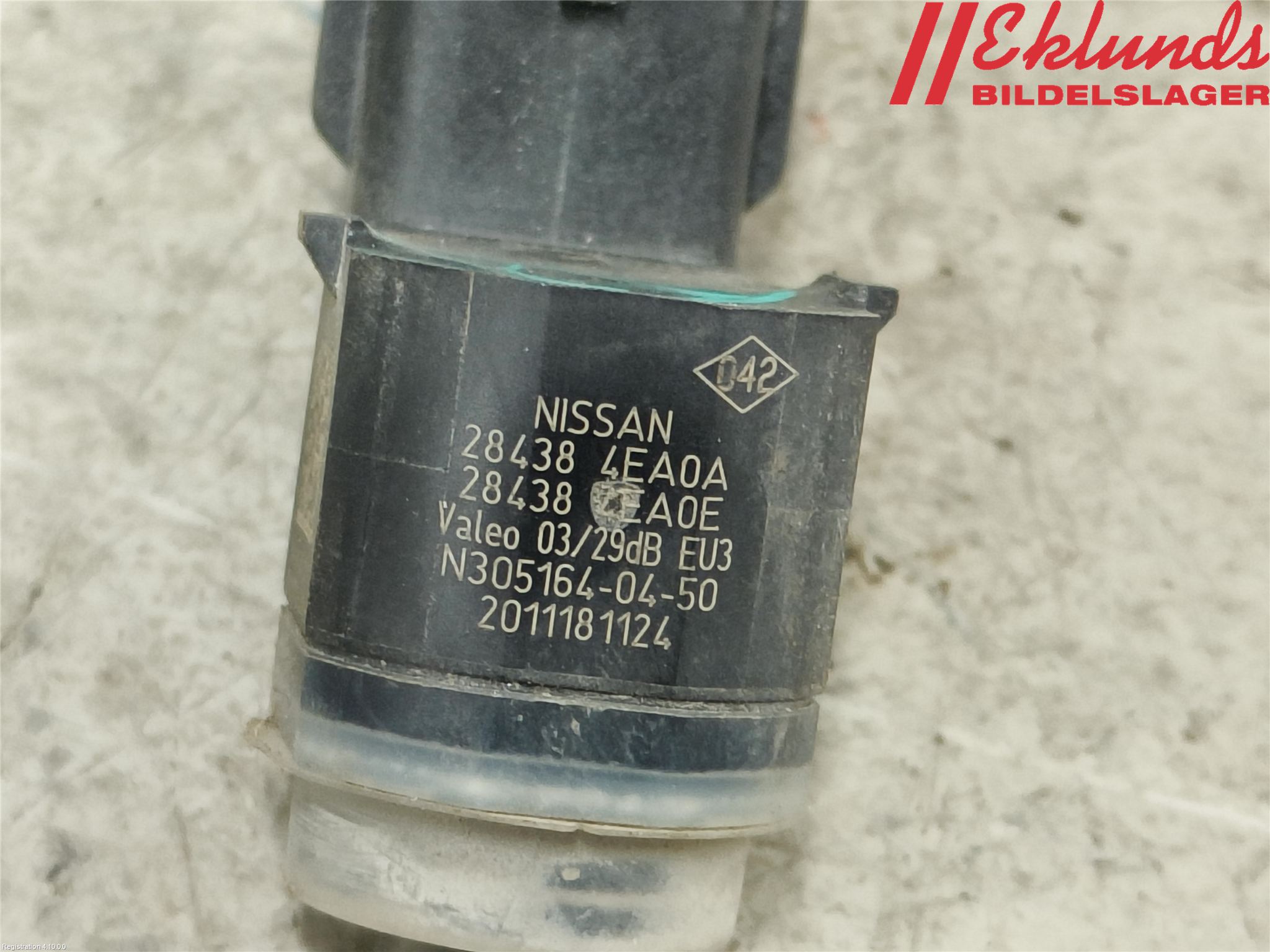 Nissan QASHQAI 17-21 Parkeringshjälp Backsensor