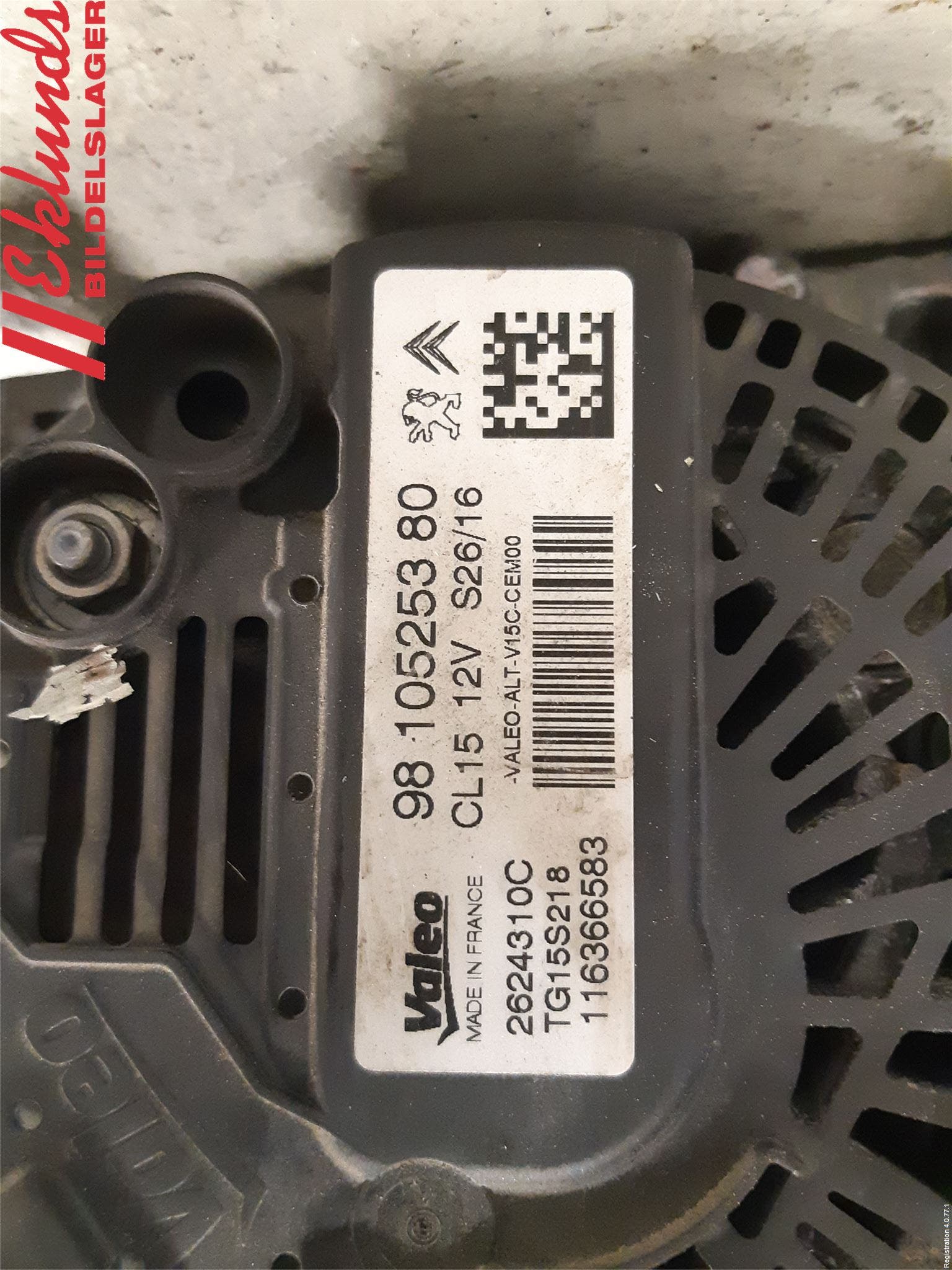Citroen BERLINGO 08-18 Generator