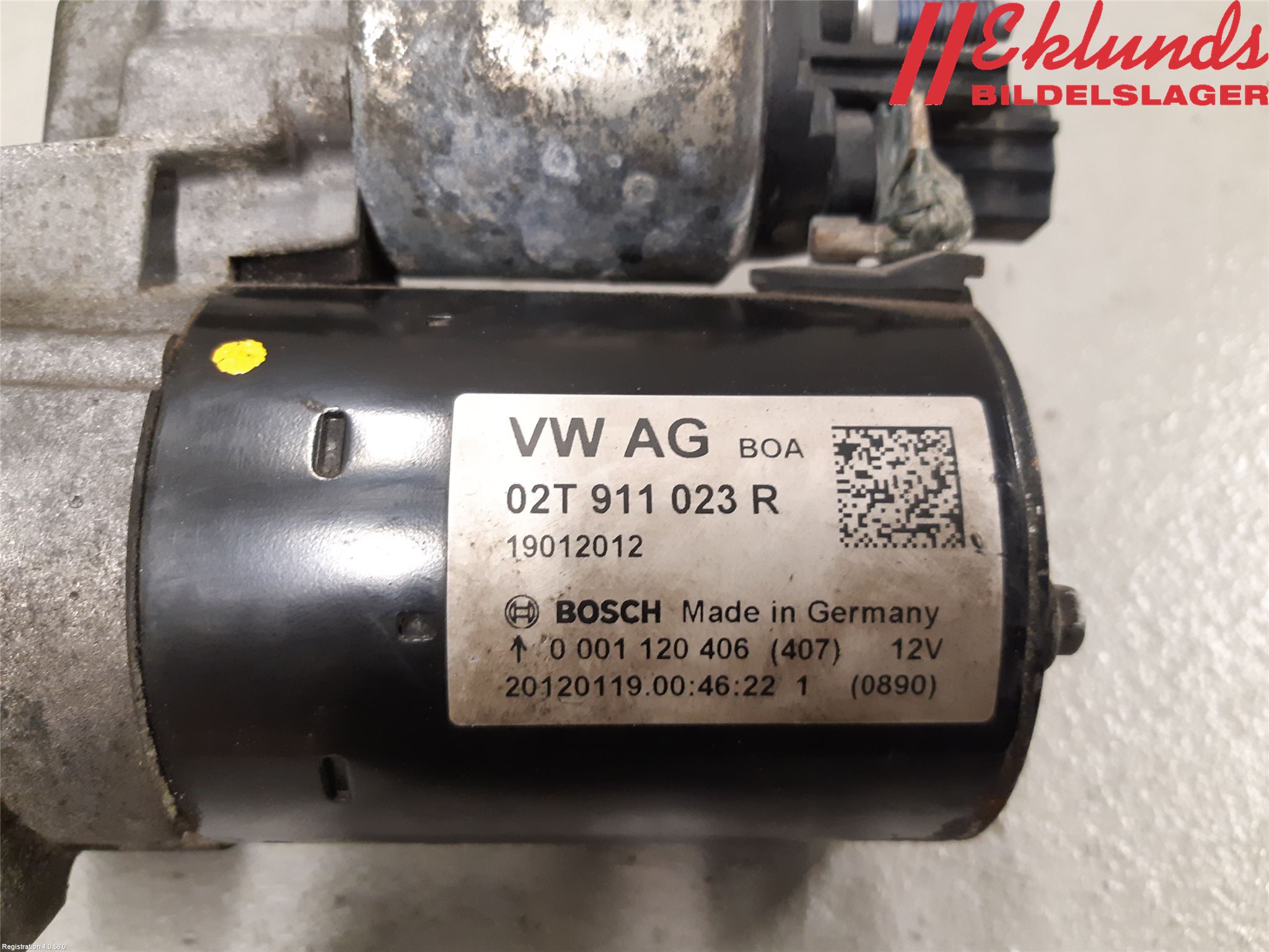 Volkswagen VW POLO 10-17 Startmotor