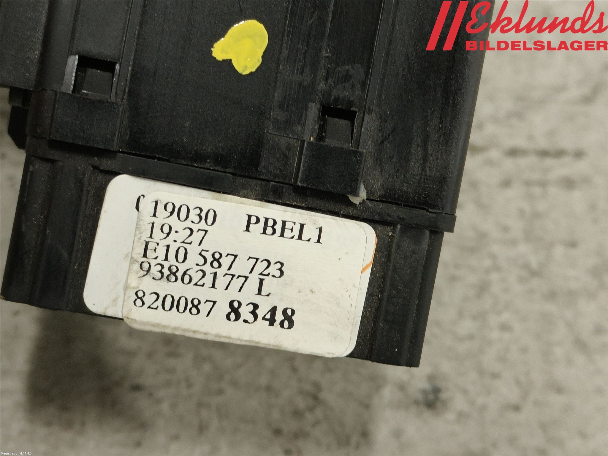 Opel VIVARO 01-14 Spak Torkar-Spolomk