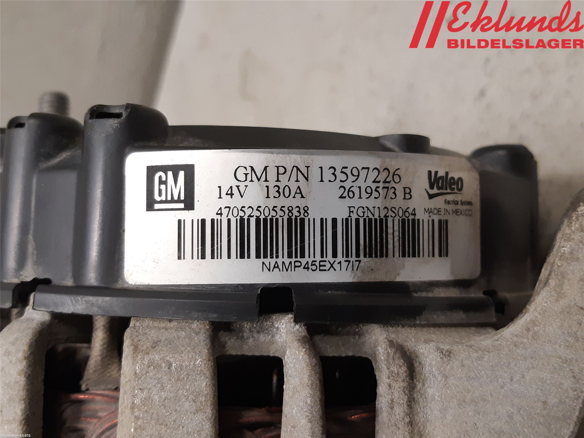 Opel MOKKA 13-20 Generator