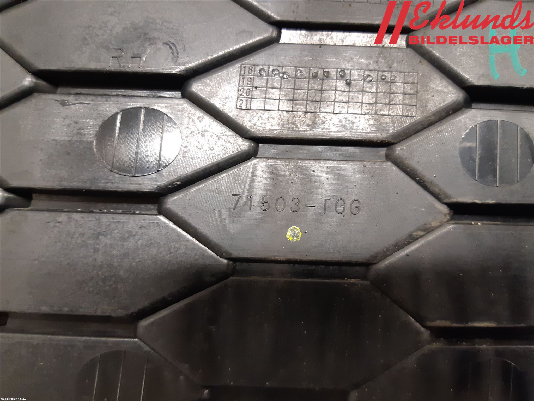 Honda CIVIC 17-22 Stöt Utfyllnad-List-Grill