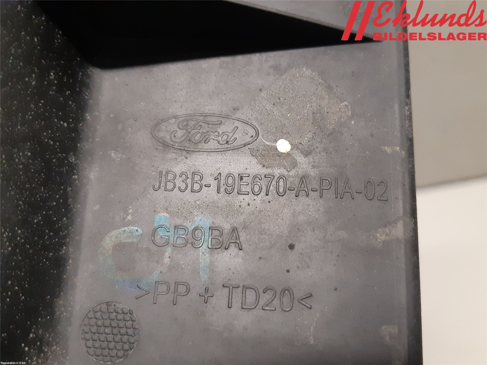 Ford RANGER EU 12-23 Deflektor Plåt-Plast Kylning