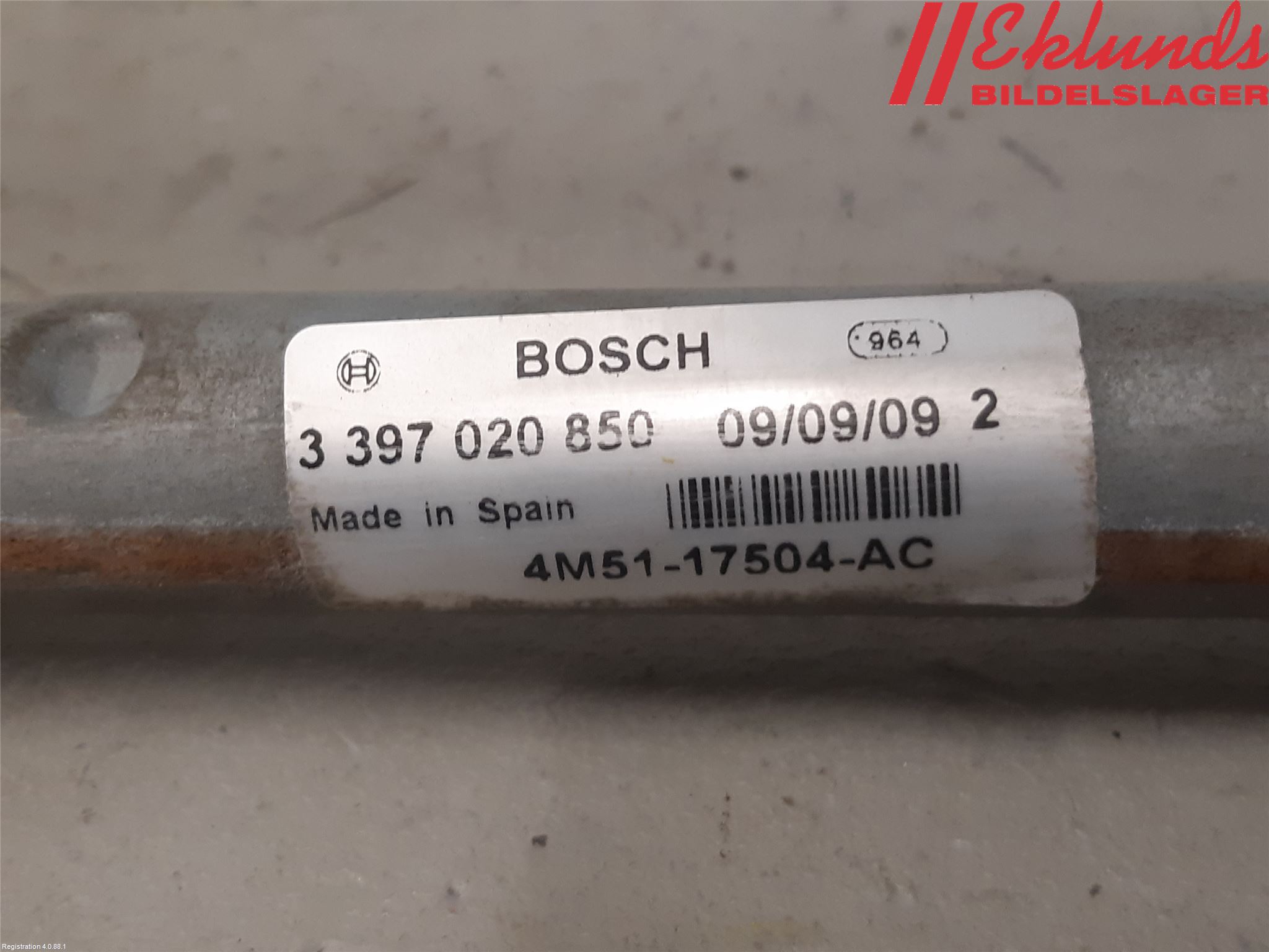 Ford FOCUS 08-11 Torkarmotor Vindruta