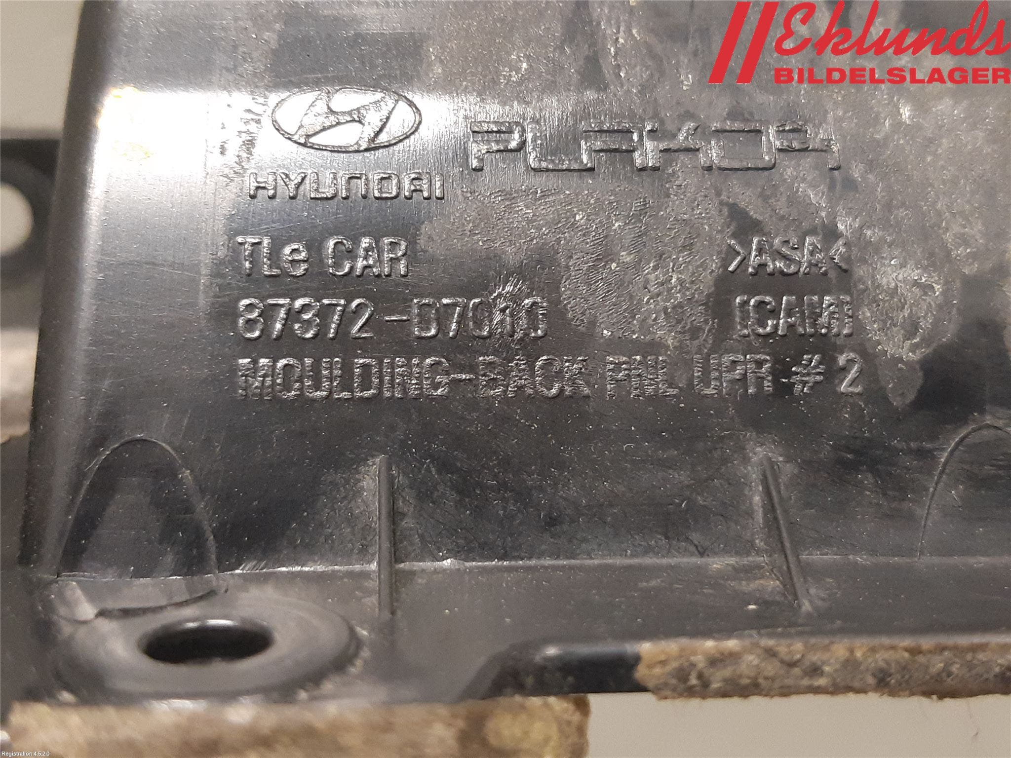 Hyundai TUCSON 05- Bakluckehandtag