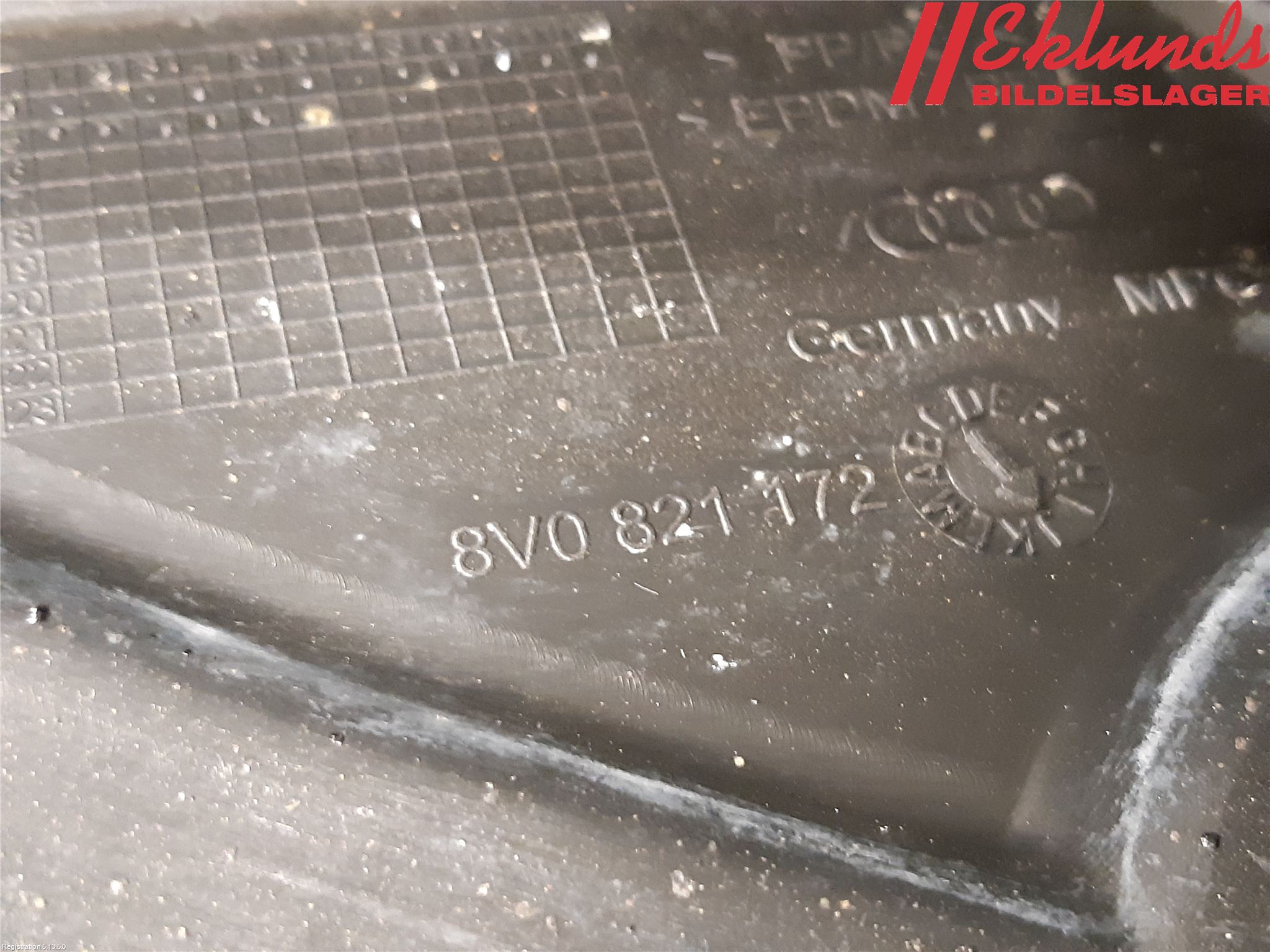 Audi A3/S3 8V 13-20 Skärm Inner