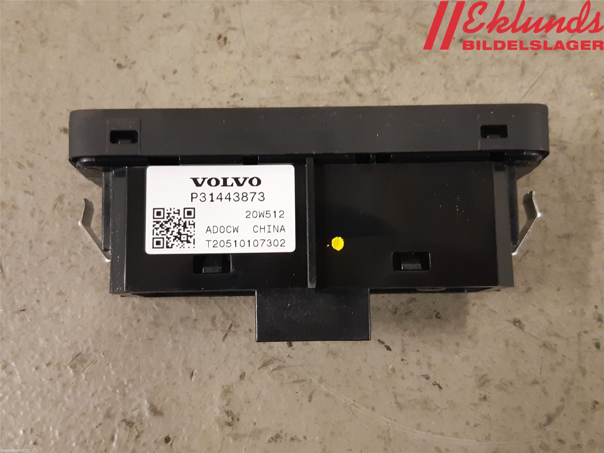 Volvo V90 17->> Strömställare Baklucka