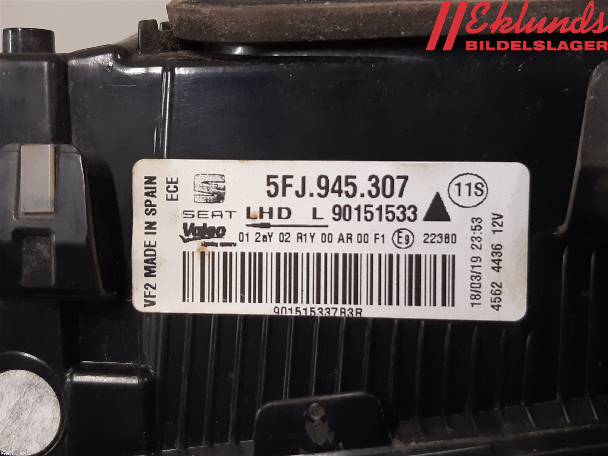 Seat TARRACO 19- Bakljus Lucka Vä