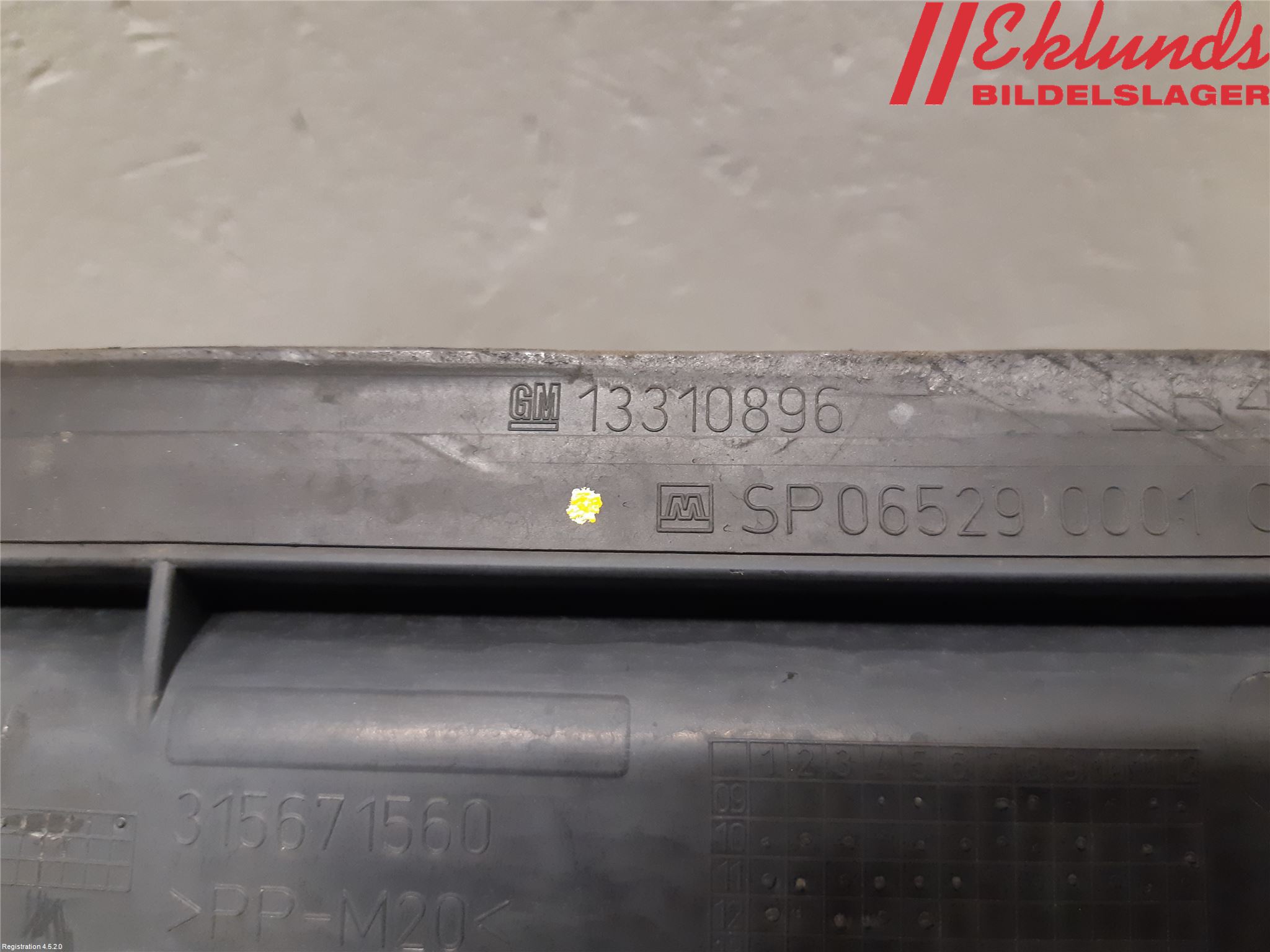 Opel ASTRA J 10-15 Deflektor Plåt-Plast Kylning