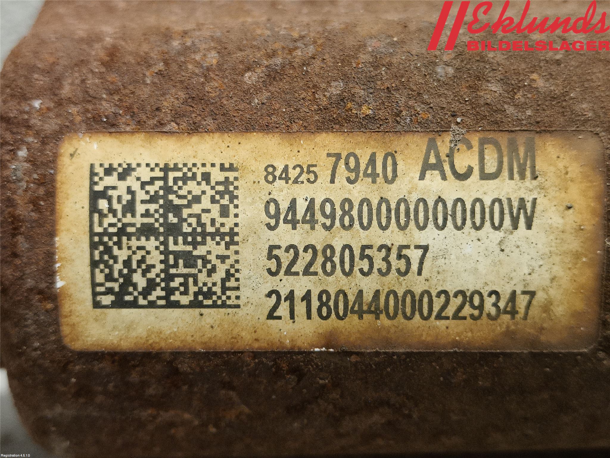 Opel INSIGNIA 17- Drivaxel Fram Höger