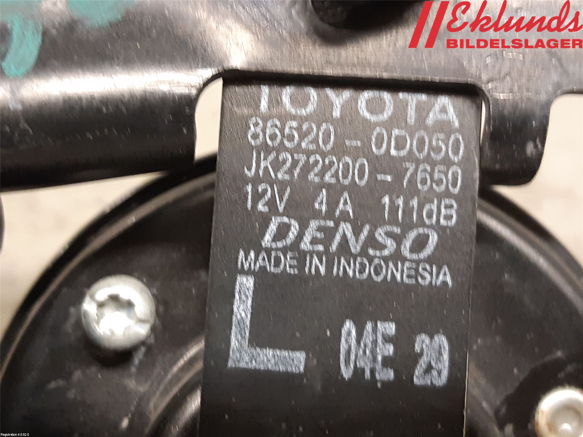 Toyota YARIS CROSS XP21 21- Signalhorn