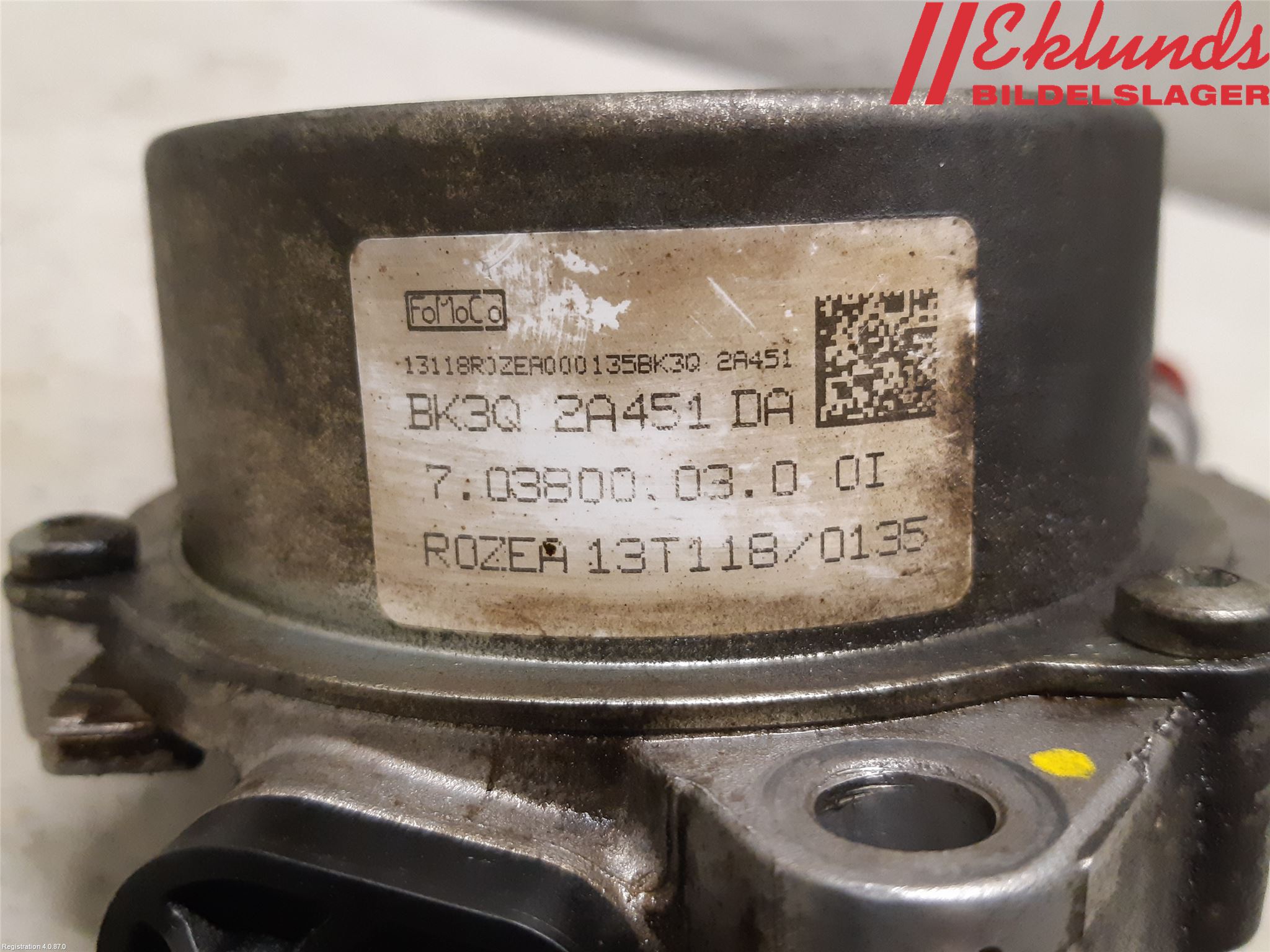 Ford RANGER EU 12-23 Vakuumpump