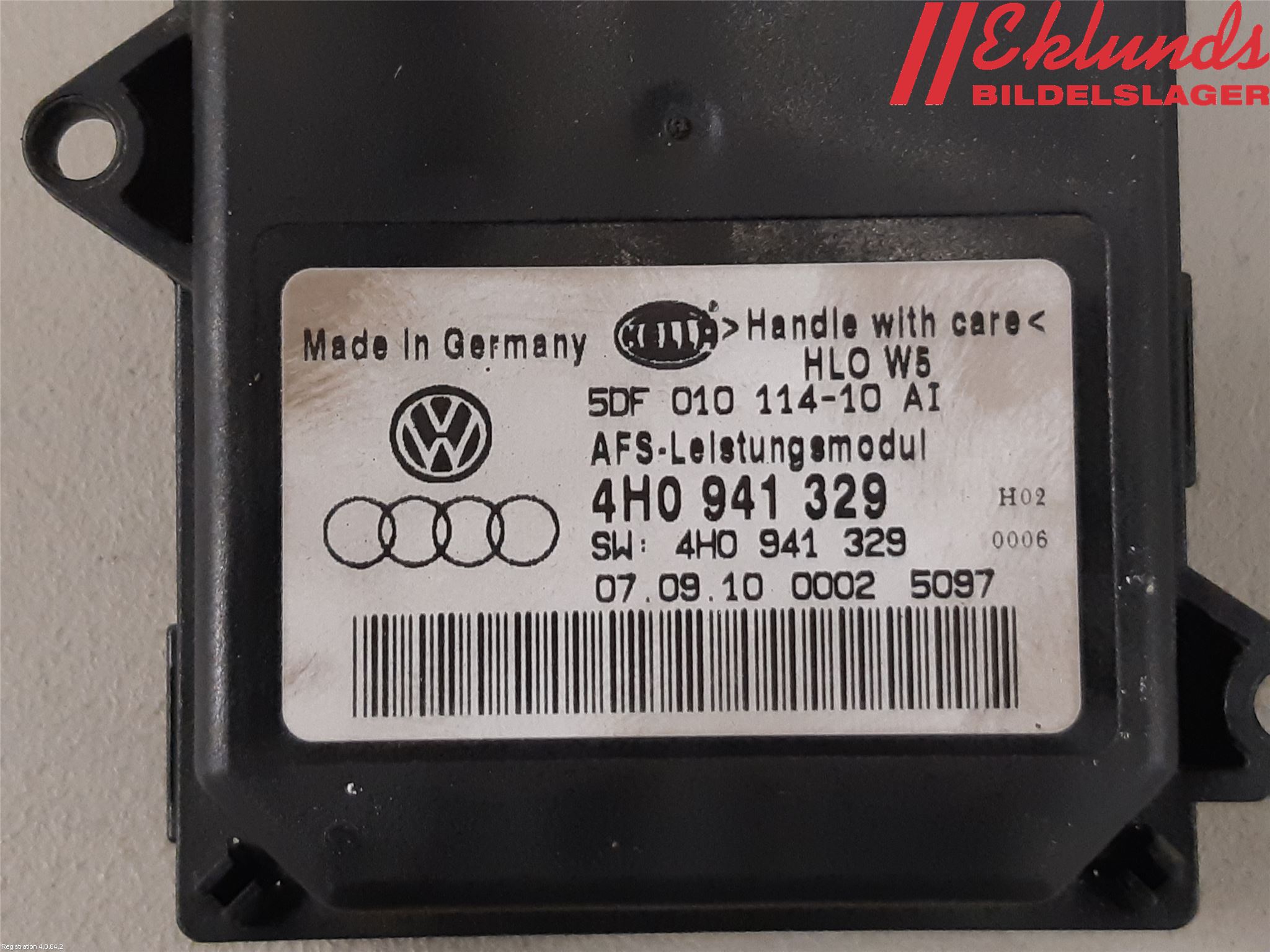 Volkswagen VW TOUAREG 7P 11-18 Styrenhet Strålkastare