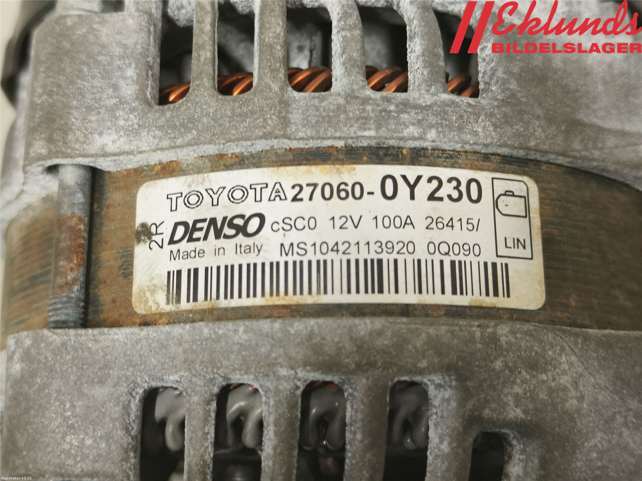 Toyota AURIS 13-19 Generator