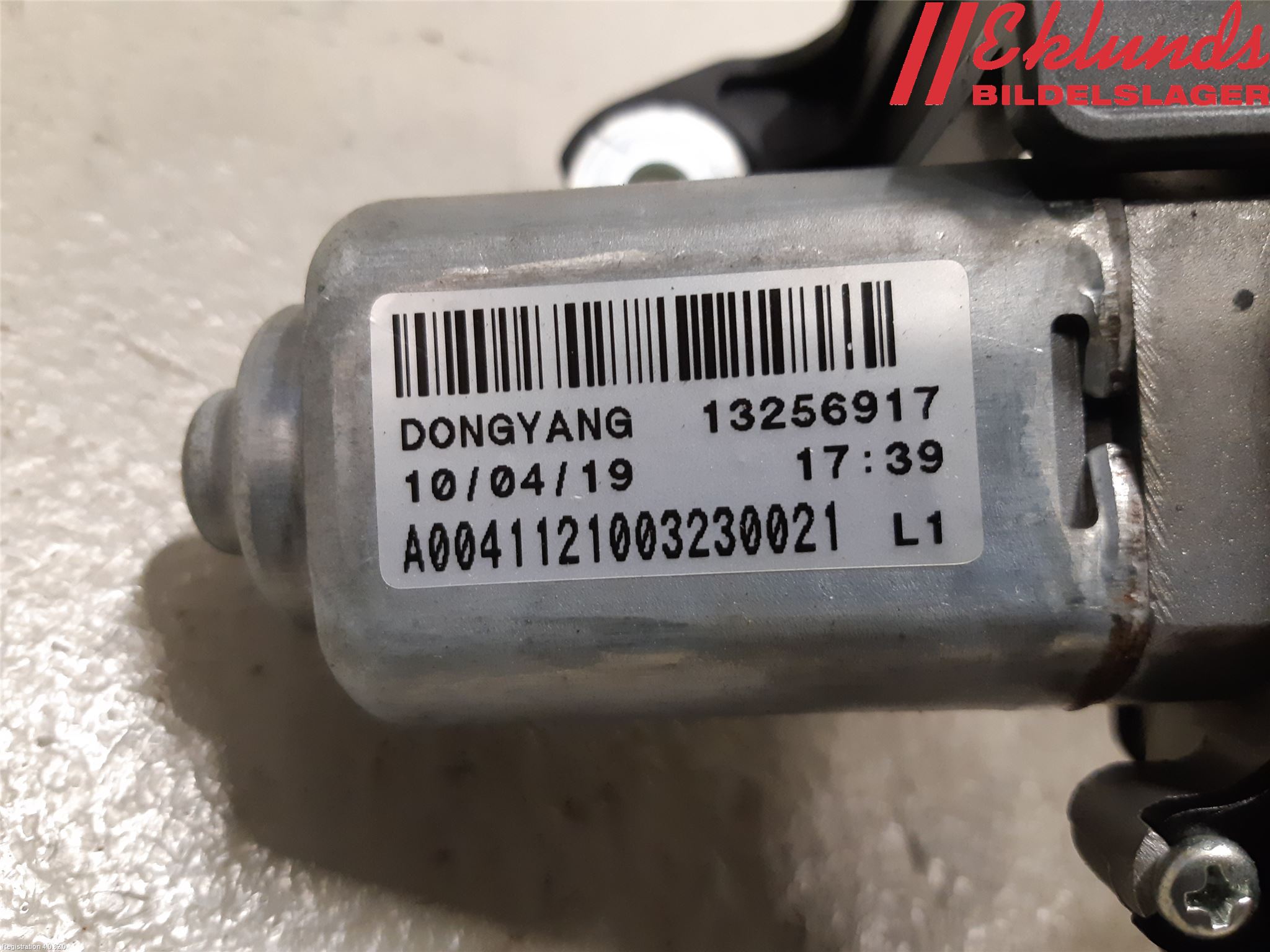 Opel ASTRA J 10-15 Torkarmotor Baklucka