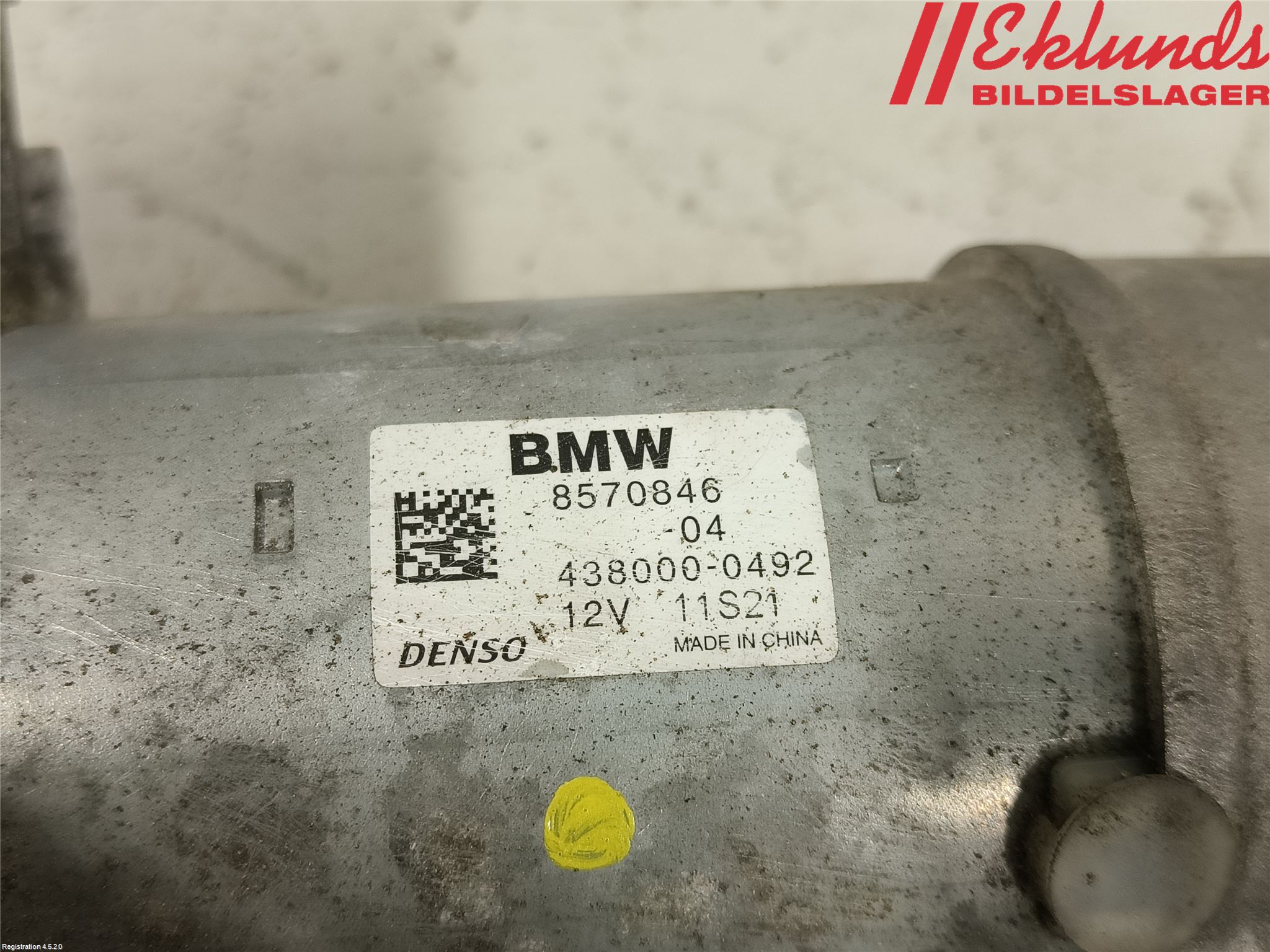 BMW 3 GT F34 13-19 Startmotor Diesel