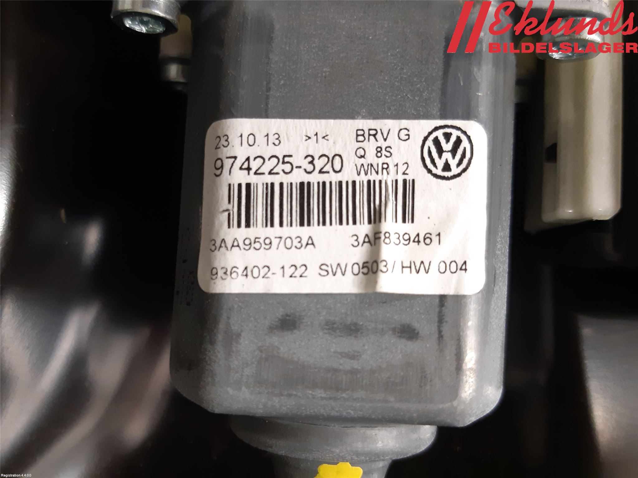 Volkswagen VW PASSAT 11-14 Fönsterhiss El Kompl