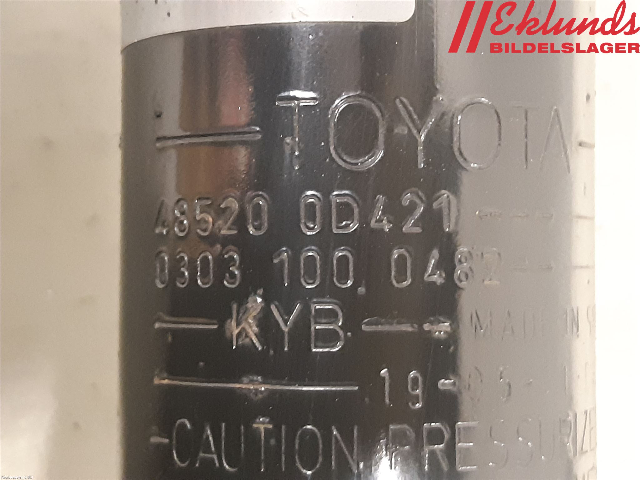 Toyota YARIS XP130 15-20 Fjäderben Fram Vänster