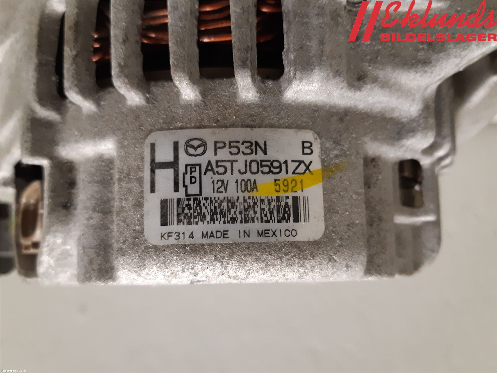 Mazda 2 (DJ) 15-22 Generator