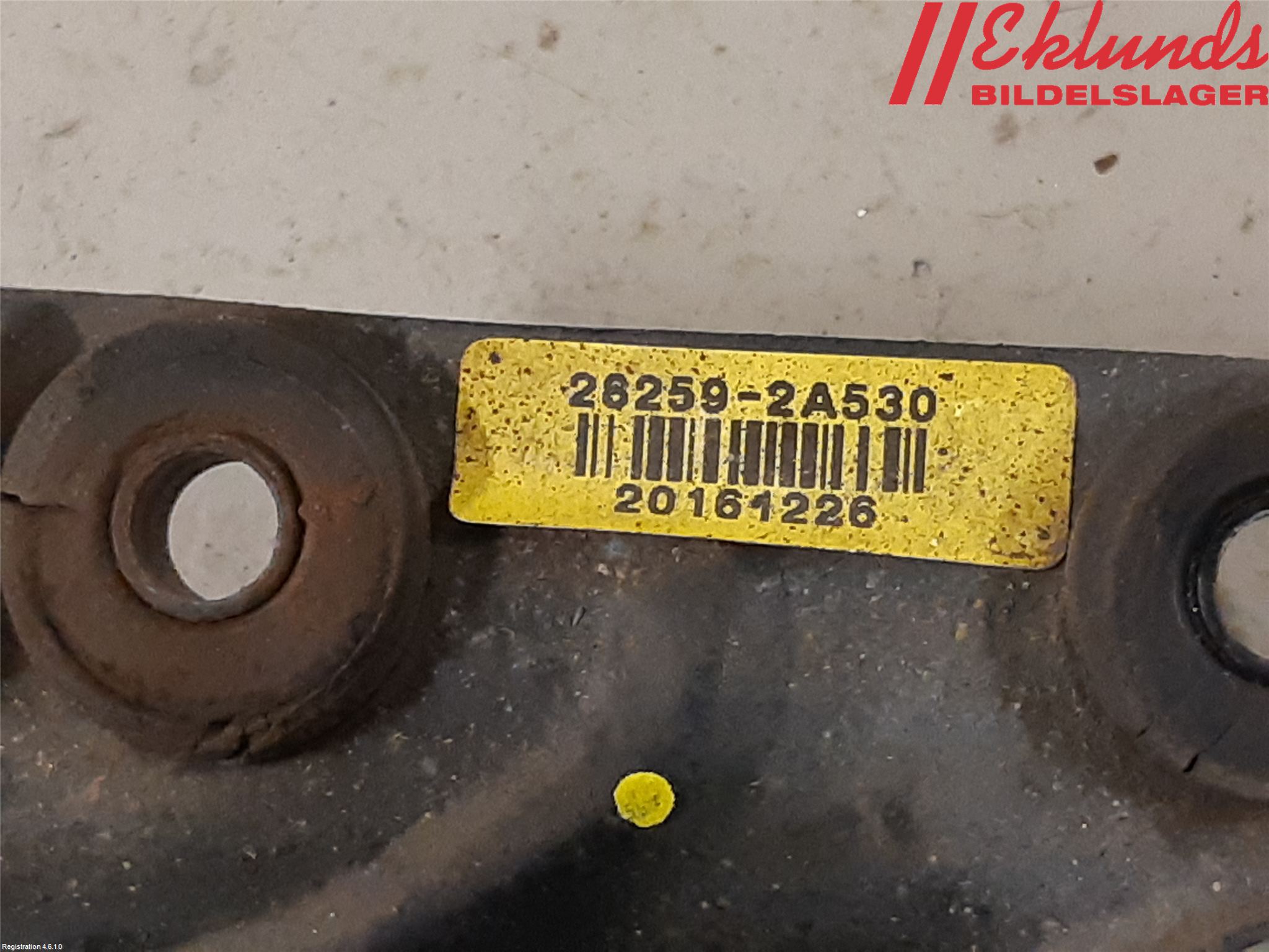 Kia SPORTAGE (QL) 16-21 Kylarfäste-Ram-Balk