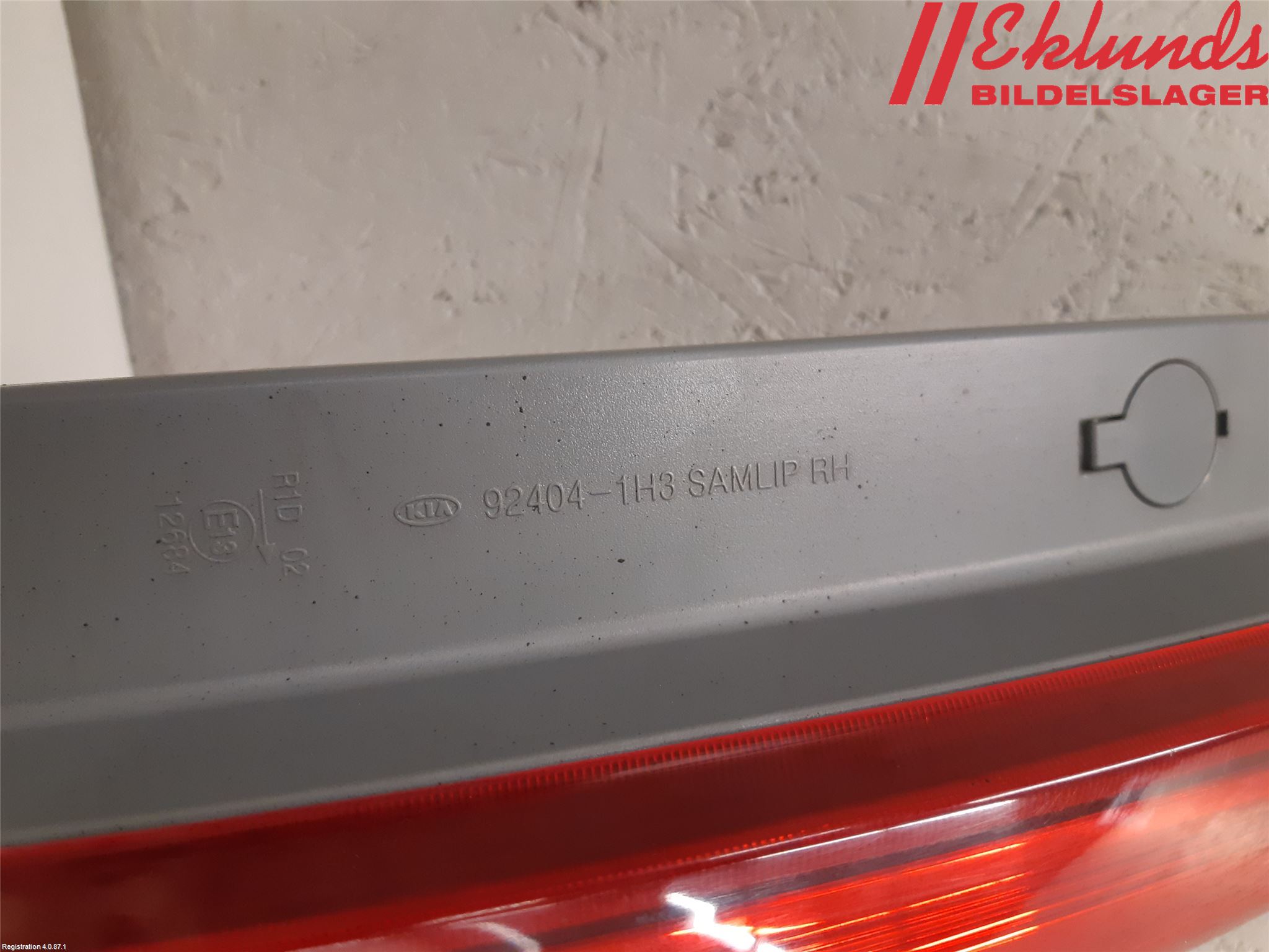 Kia CEED 06-12 Bakljus Lucka Hö