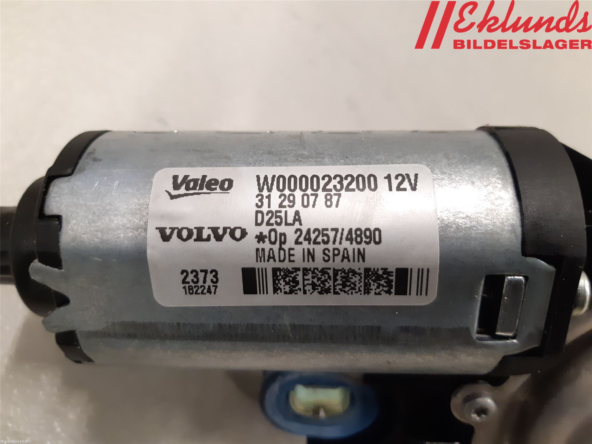 Volvo V70 14-16 Torkarmotor Baklucka