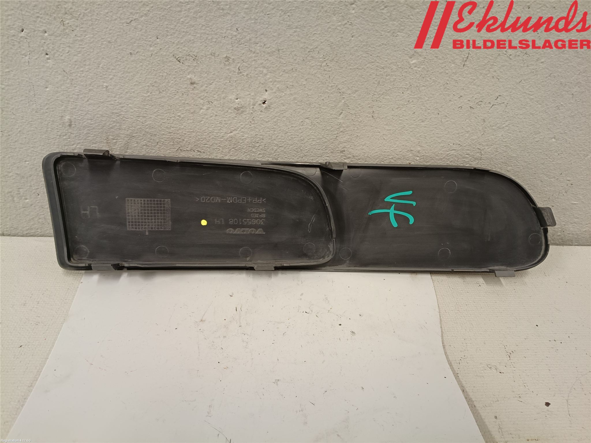 Volvo S80 07-13 Dimljussarg Fram