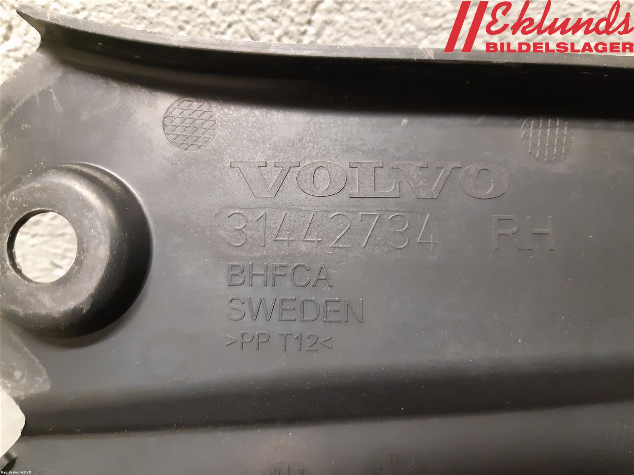 Volvo XC90/RECHARGE 16- Täckplast Front