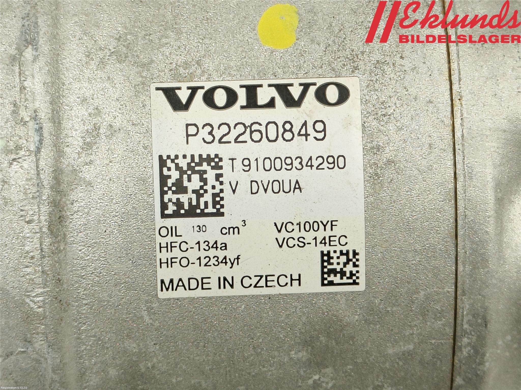 Volvo XC40/RECHARGE 18- Ac Kompressor