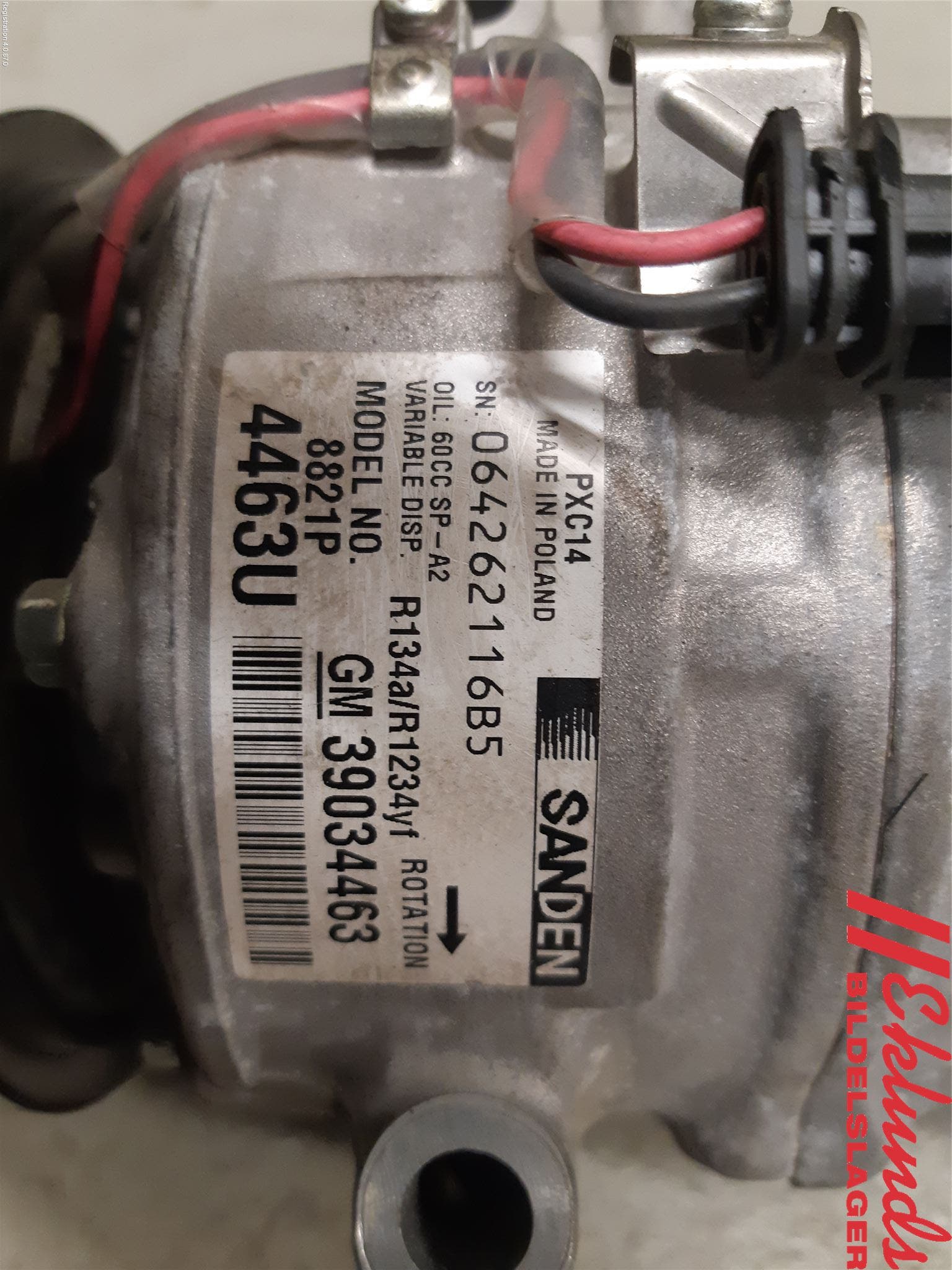 Opel ASTRA K 16-22 Ac Kompressor