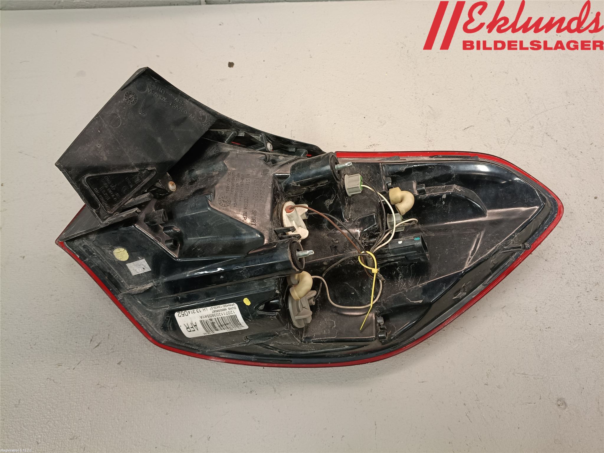 Opel ASTRA J 10-15 Bakljus Vänster