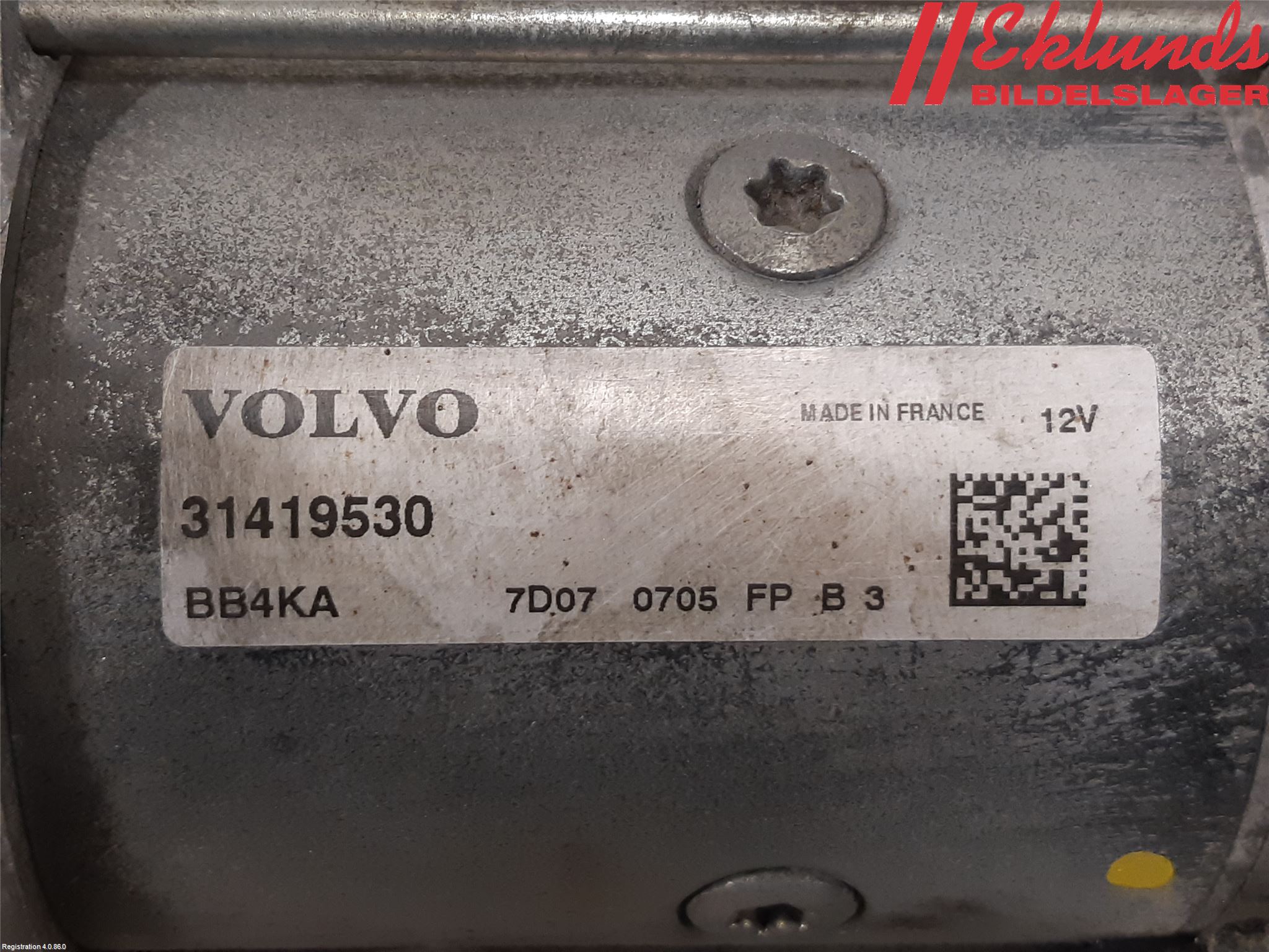 Volvo V40 12-19 Startmotor Diesel