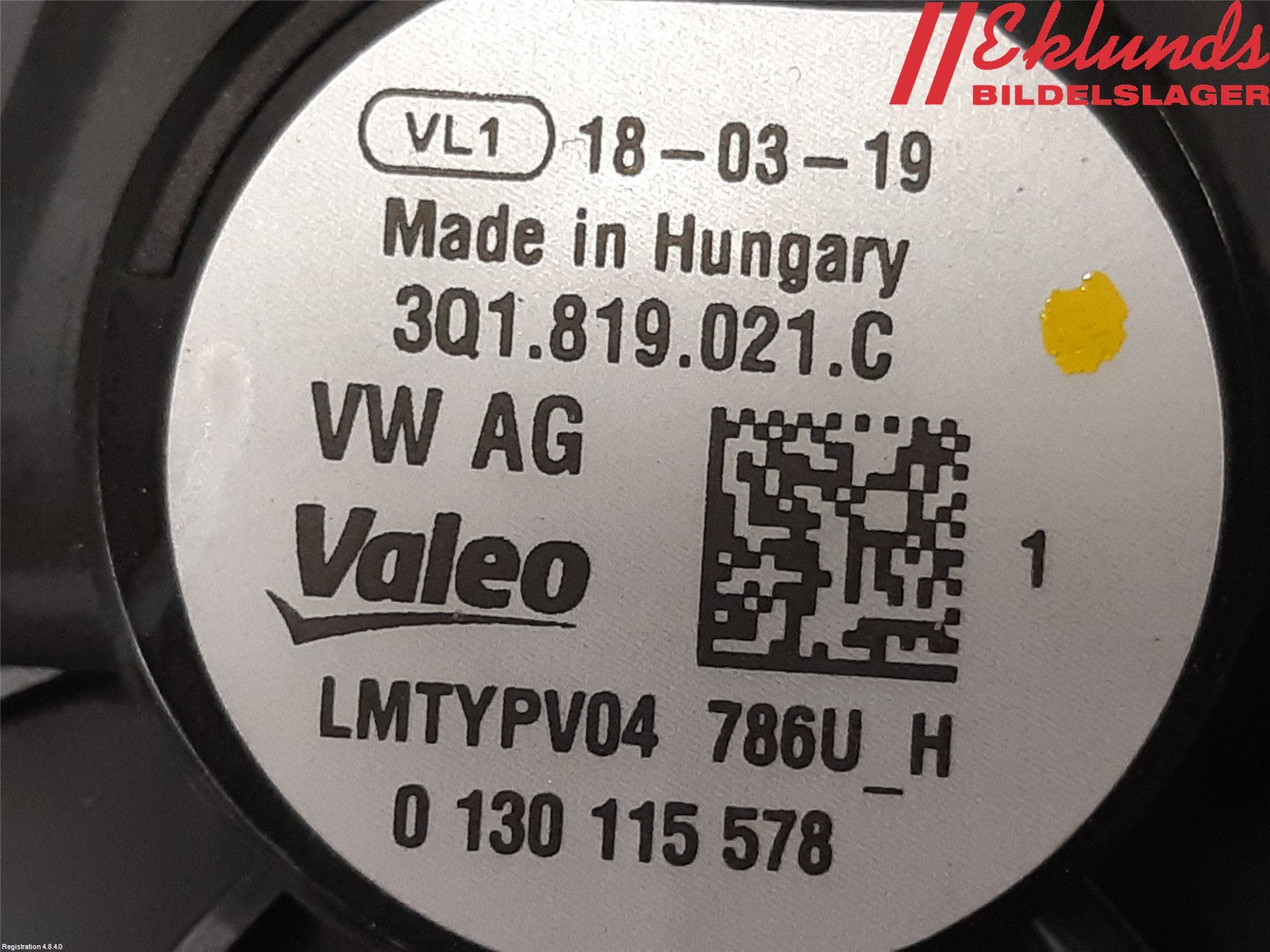 Volkswagen VW TIGUAN 16-24 Ac Värmefläkt