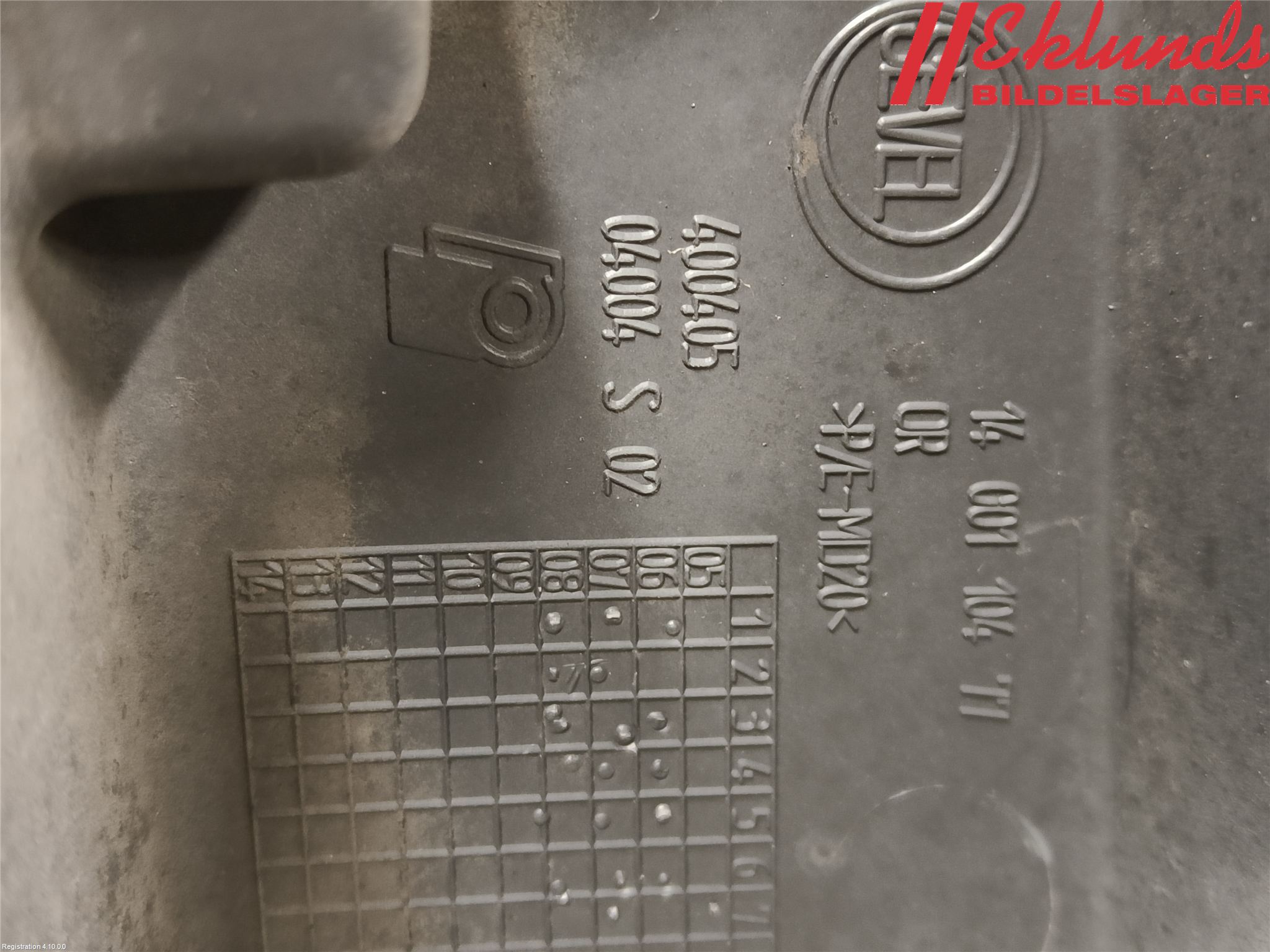 Citroen JUMPY 07-16 Frontplåt