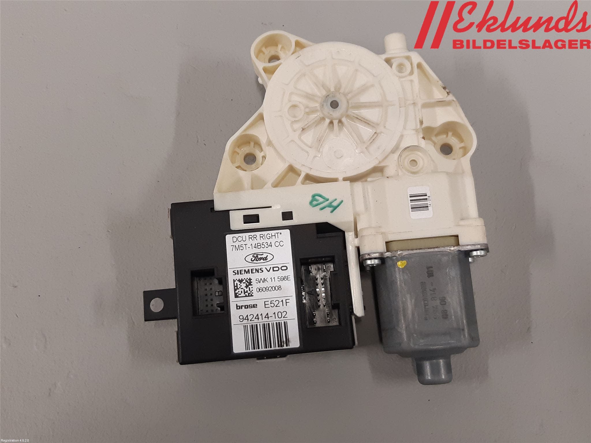 Ford FOCUS 08-11 Fönsterhissmotor