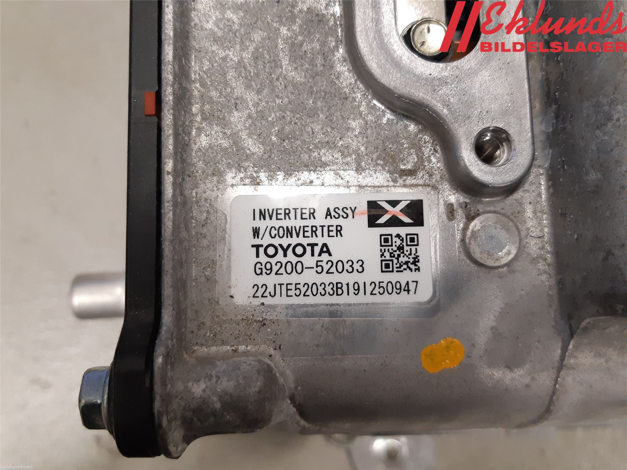 Toyota YARIS XP130 15-20 Inverter Hybrid