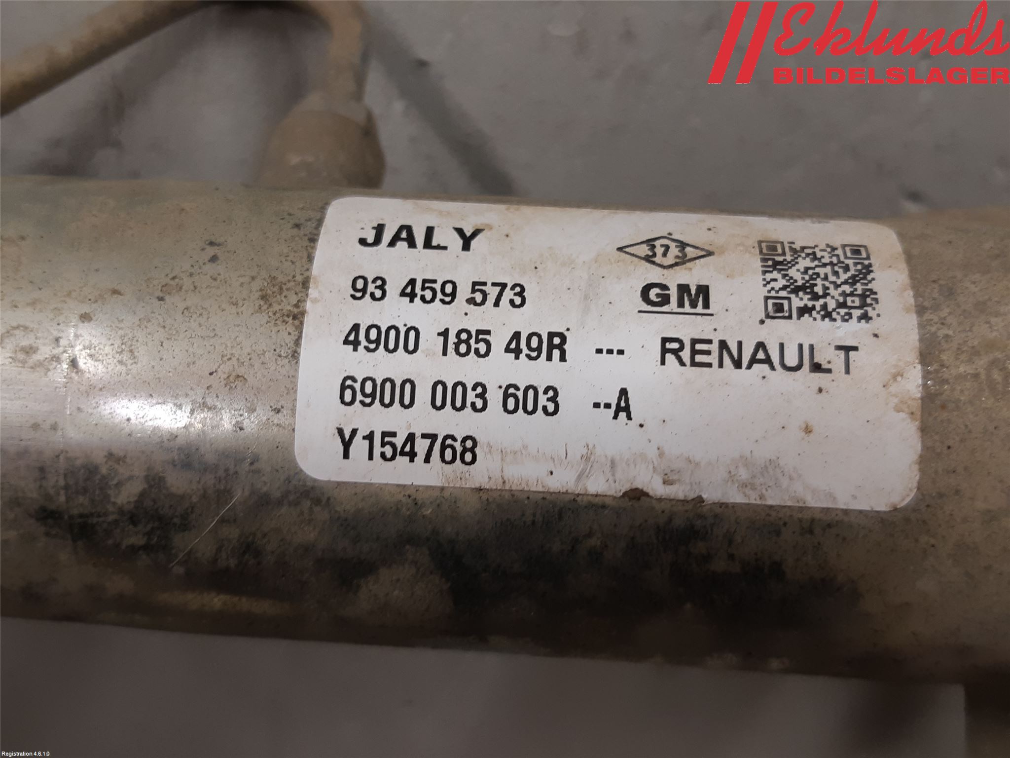 Renault TRAFIC/E-TECH 15- Styrväxel Servo -Snäcka