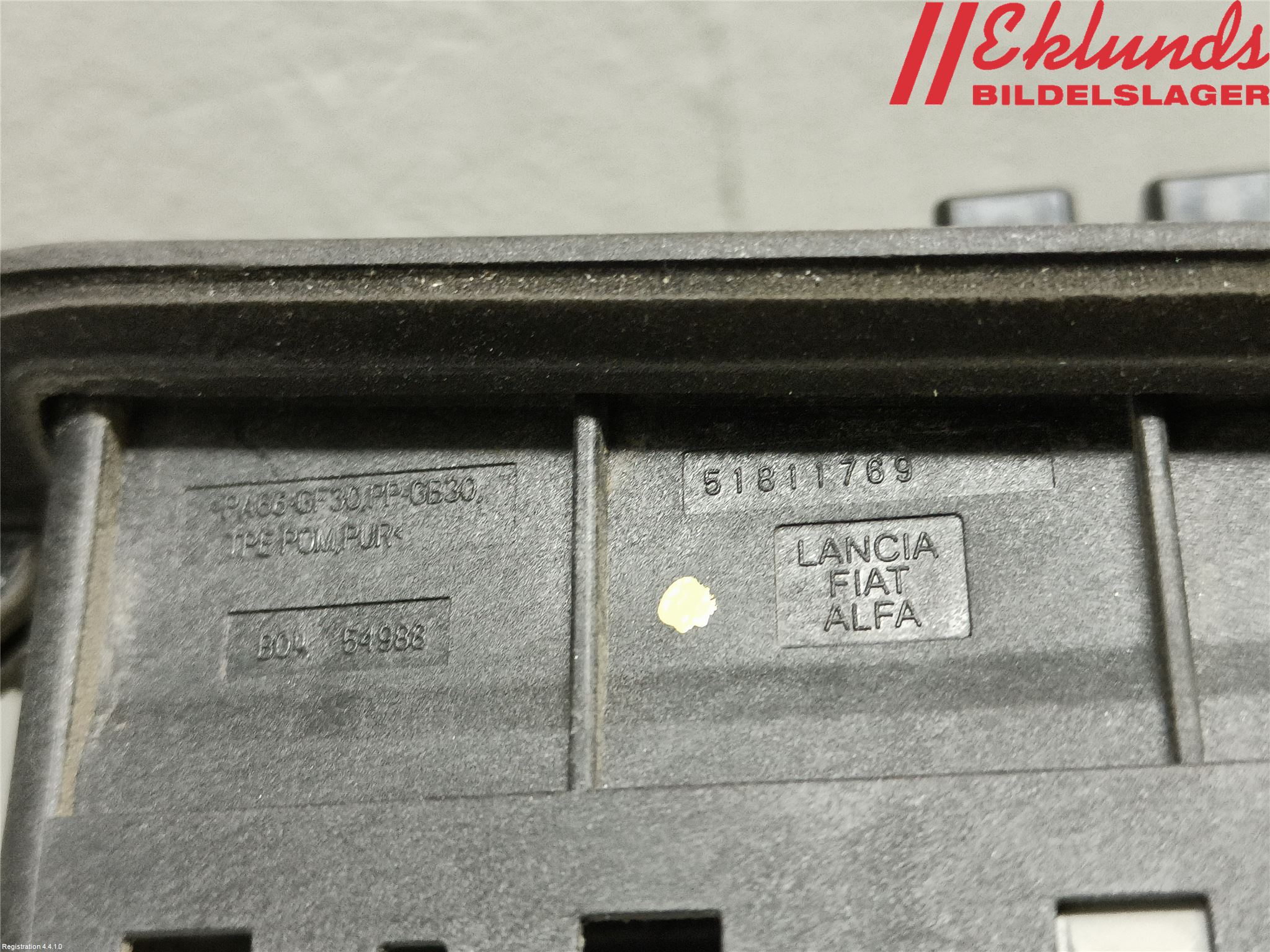 Fiat DOBLO CARGO Centrallåskontakt Vid Lås