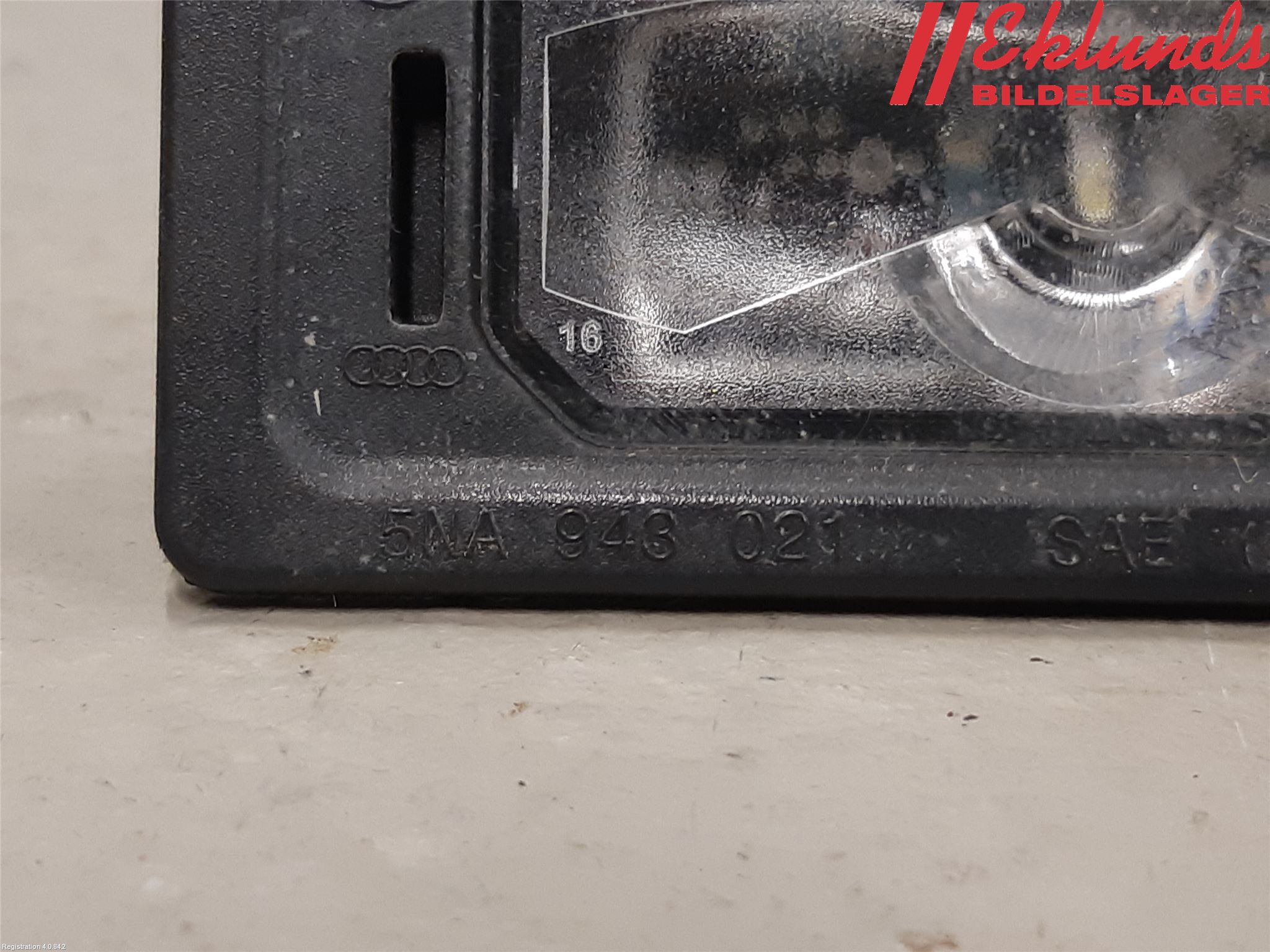 Audi Q7/SQ7 Skylt Belysning