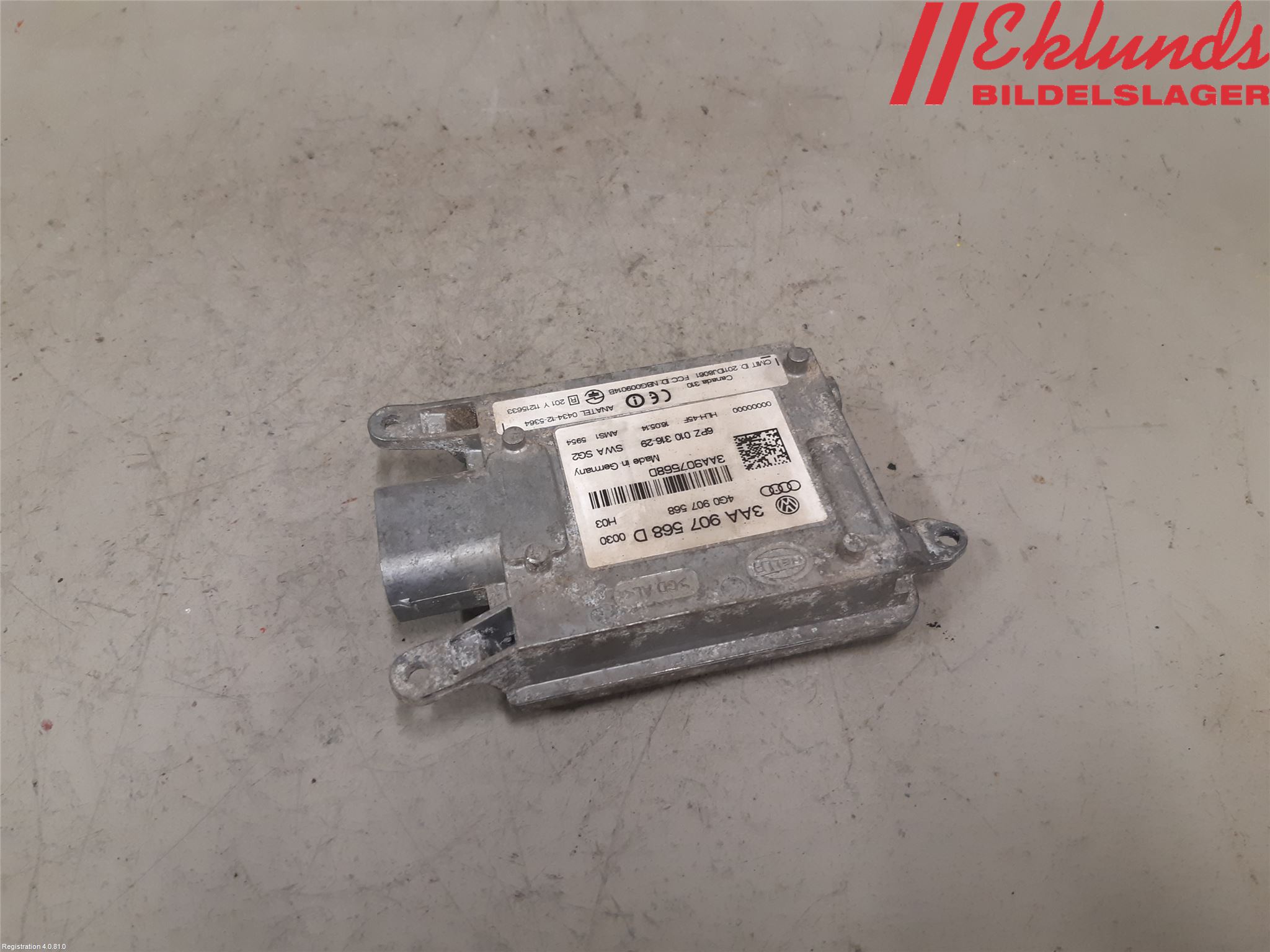 Volkswagen VW PASSAT 11-14 Sensor Adaptiv Farthållare