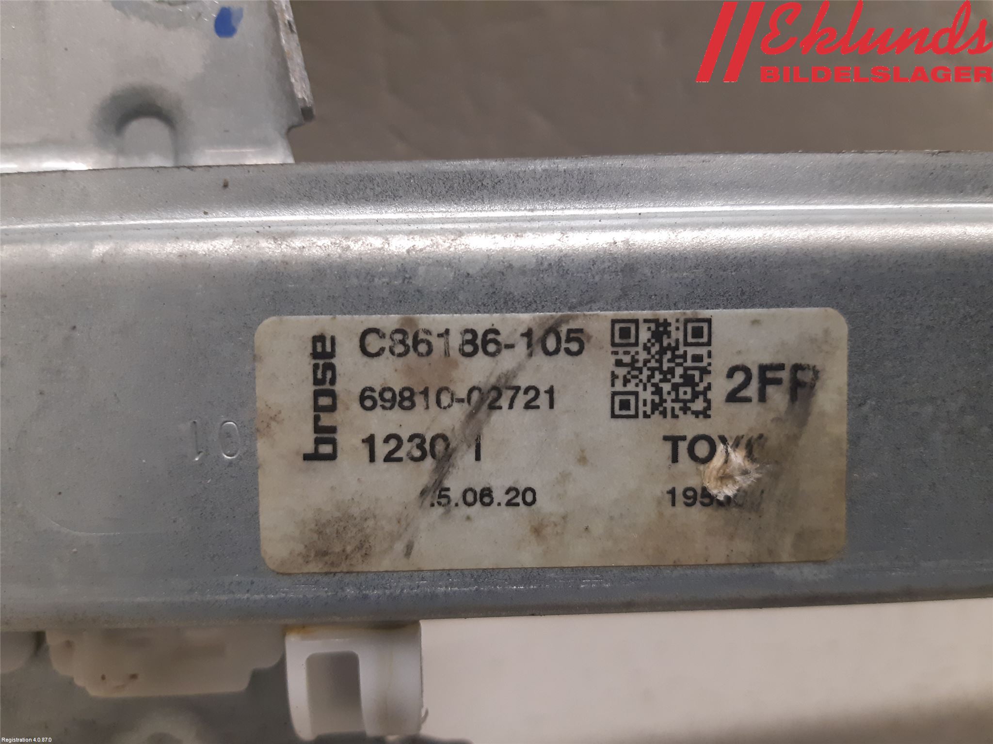 Toyota COROLLA 19- Fönsterhiss El Kompl